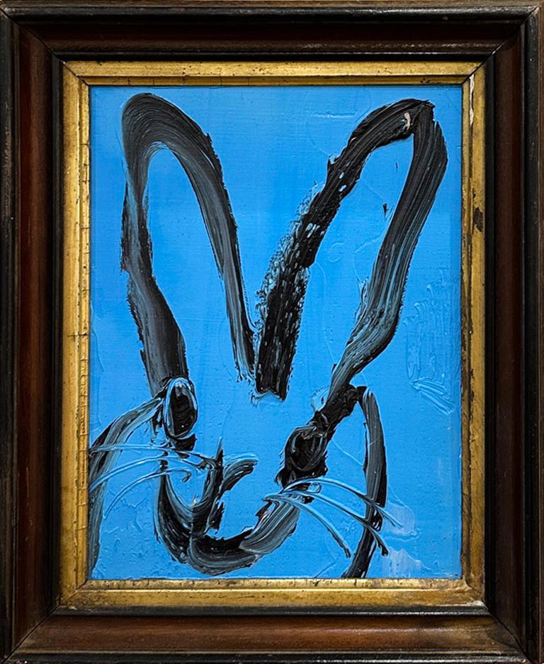 Blauer Lauf – Painting von Hunt Slonem