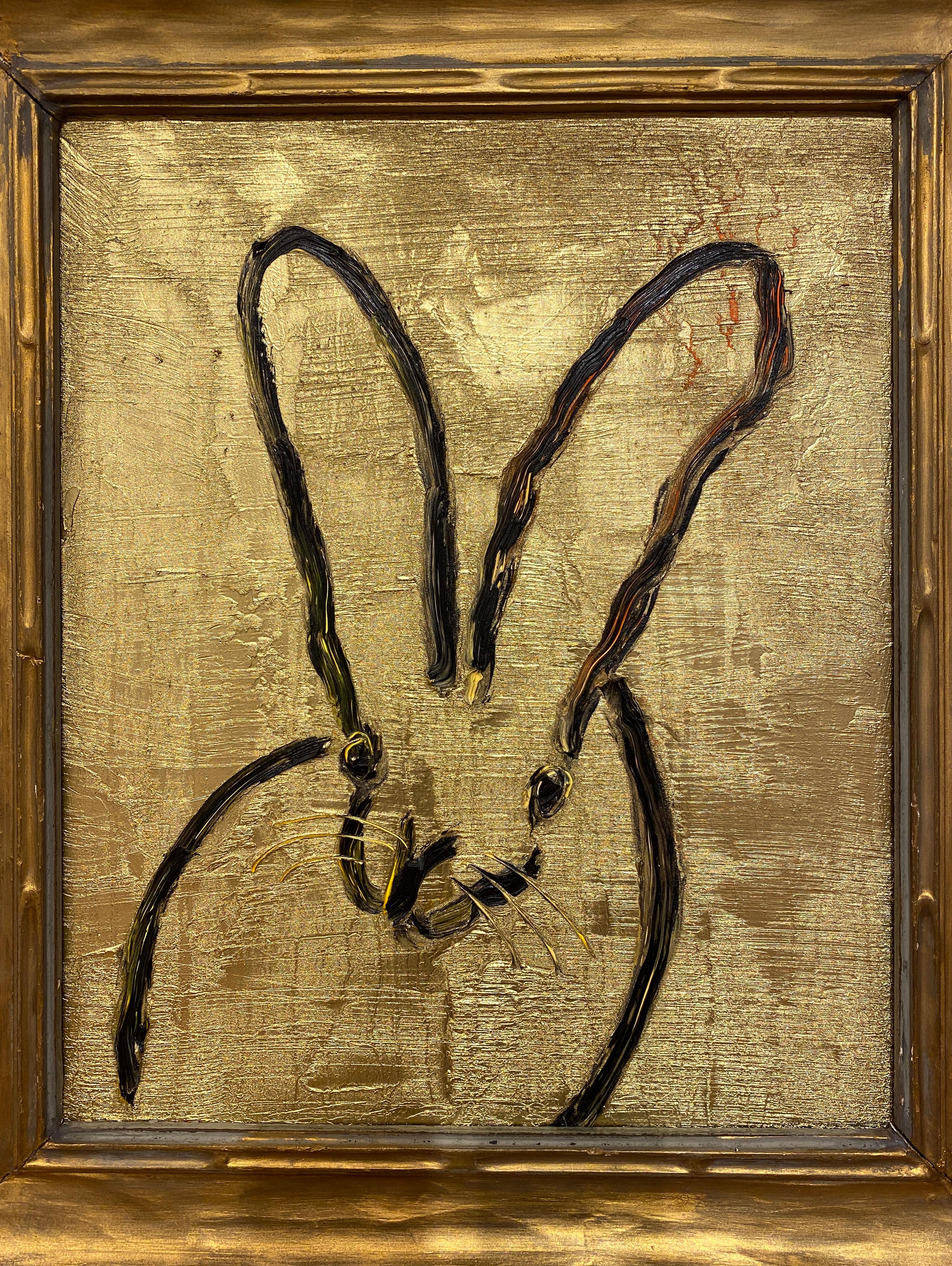 Artist:  Slonem, Hunt
Title:  Bunny in Gold
Series:  Bunnies
Date:  2021
Medium:  Oil on panel
Unframed Dimensions:  20