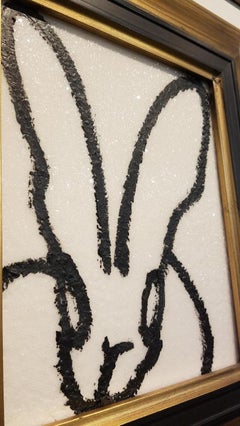 Bunny on White Diamond Dust