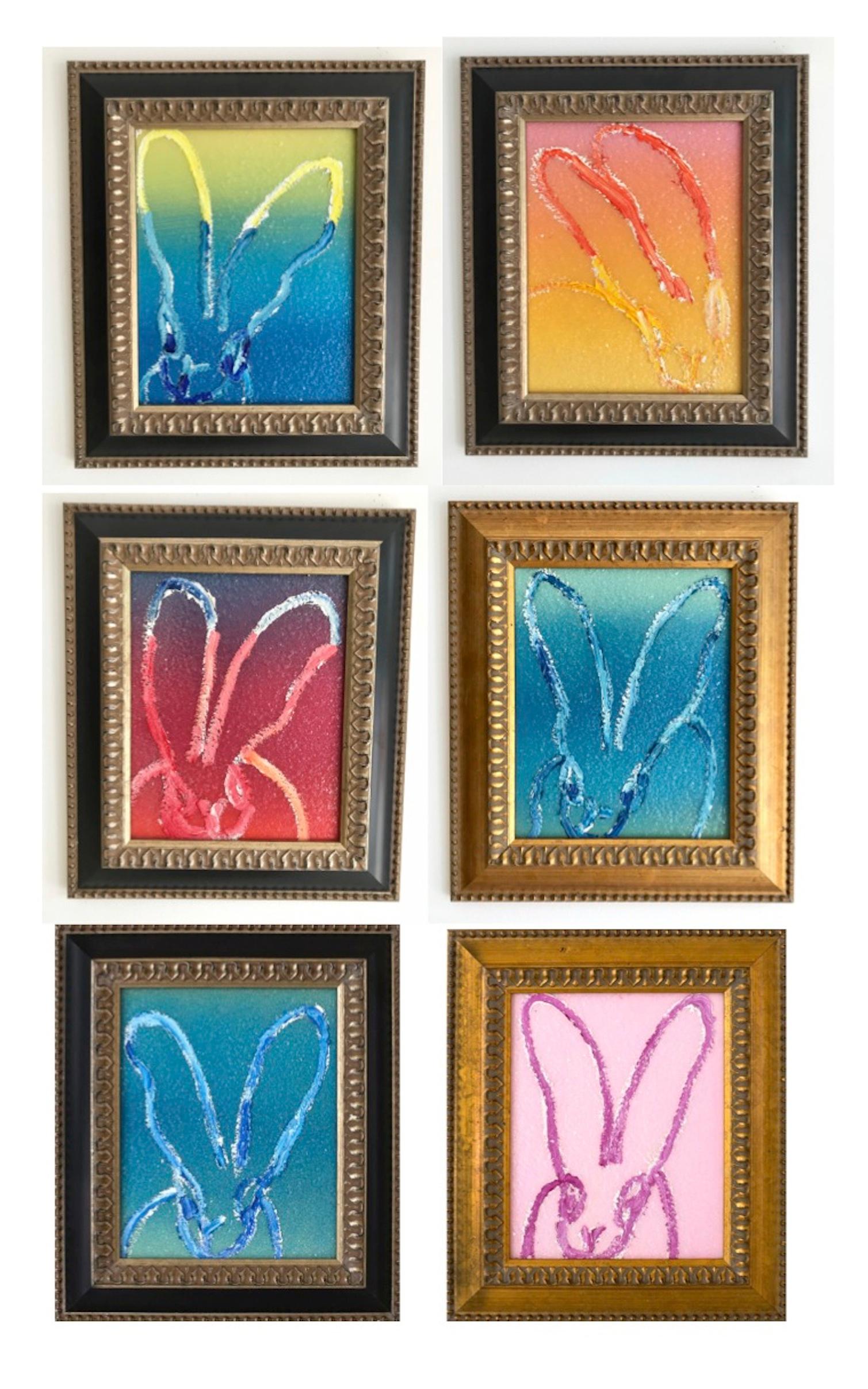Bunny Wall - Painting by Hunt Slonem
