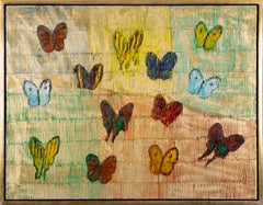 'Butterfly Scrabble' Unique Painting