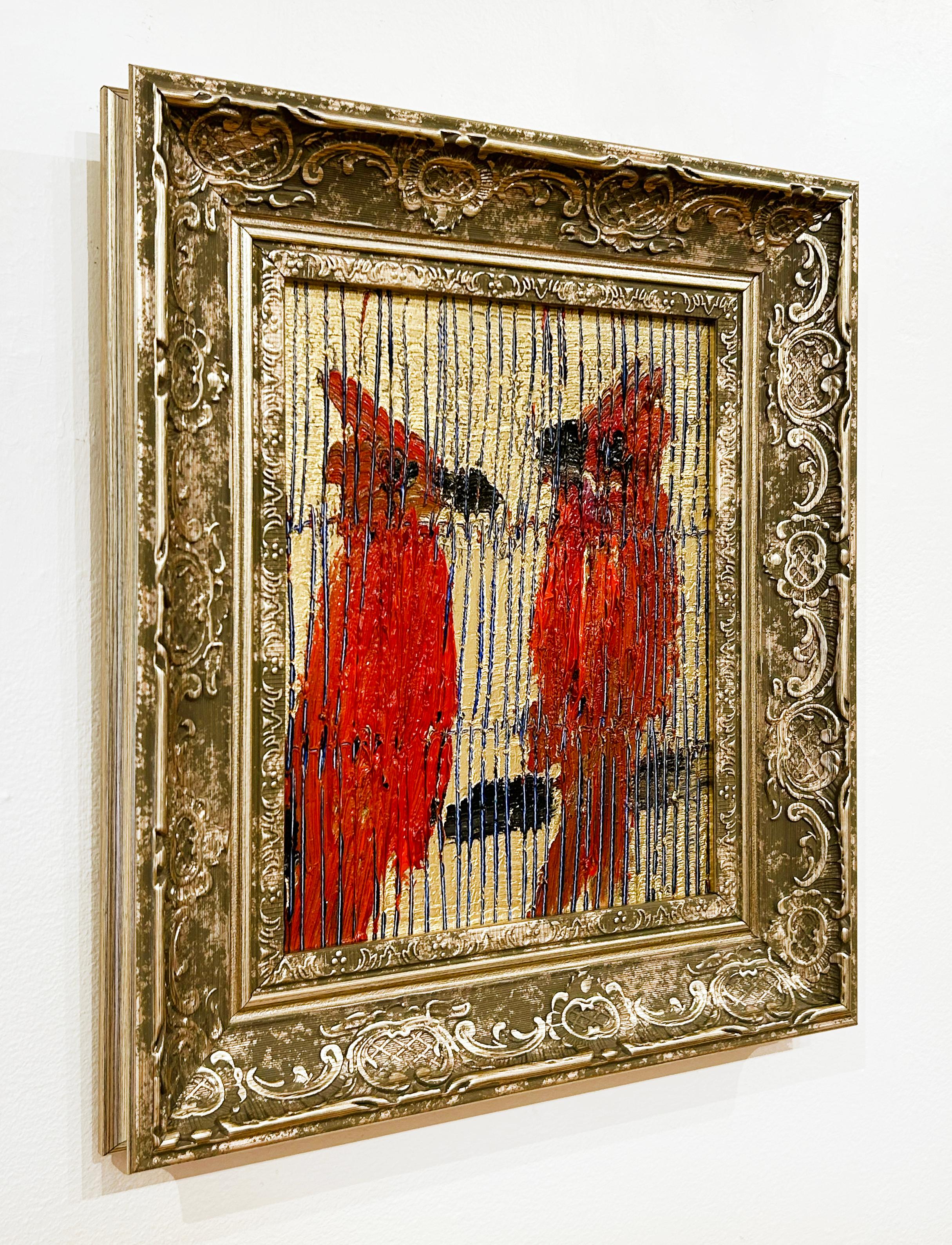 Cardinals - Contemporary Painting by Hunt Slonem