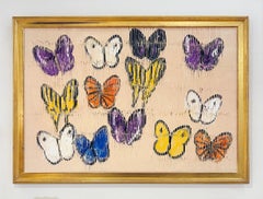 Hunt Slonem "Castle Grounds" Butterflies