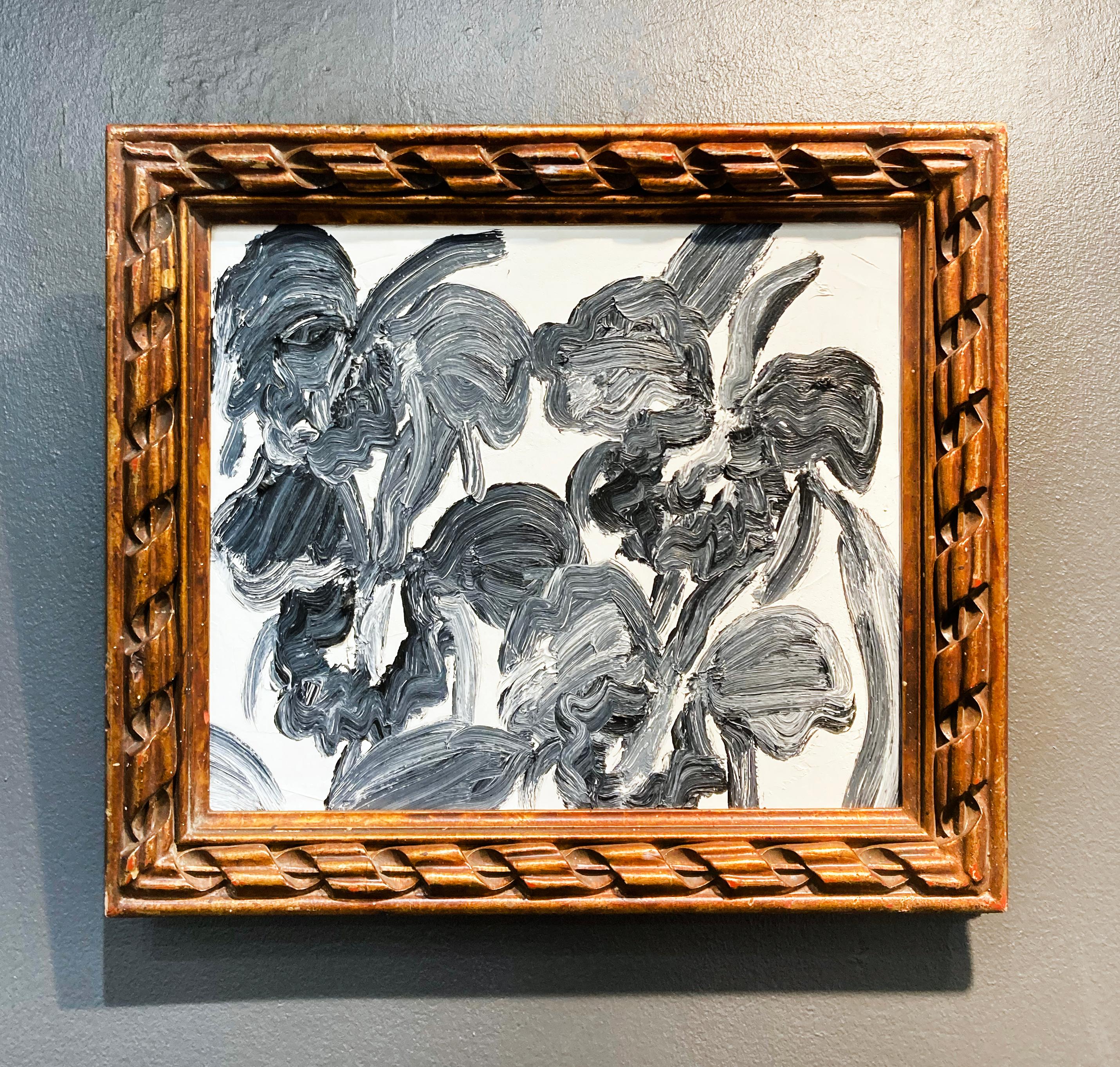 Artist:  Slonem, Hunt
Title:  Catelayas
Series:  Floral
Date:  2020
Medium:  Oil on Wood
Unframed Dimensions:  12