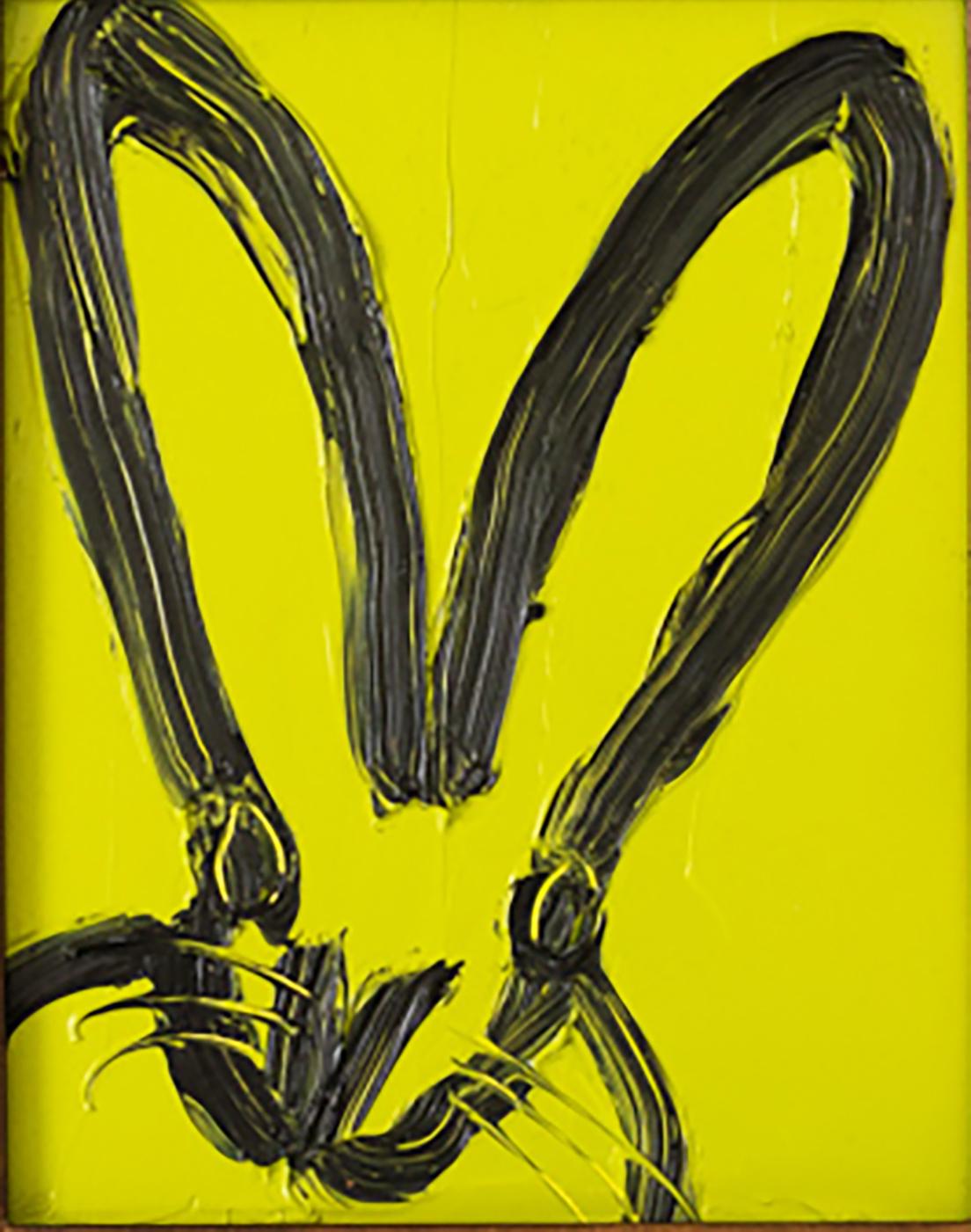 Hunt Slonem Animal Painting - Chartreuse, JW0067