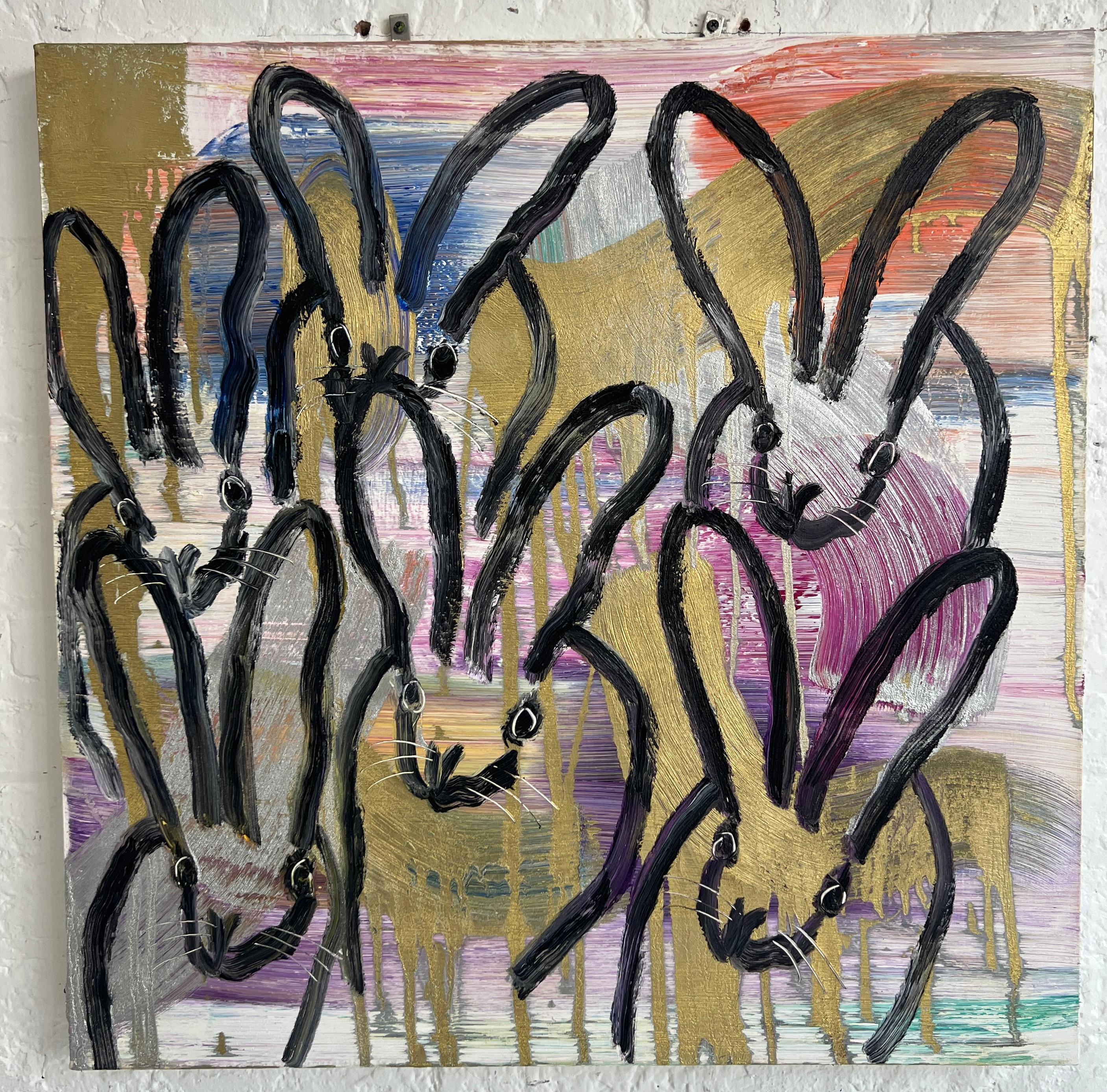 Chinensis Mardi Gras - Post-Modern Painting by Hunt Slonem