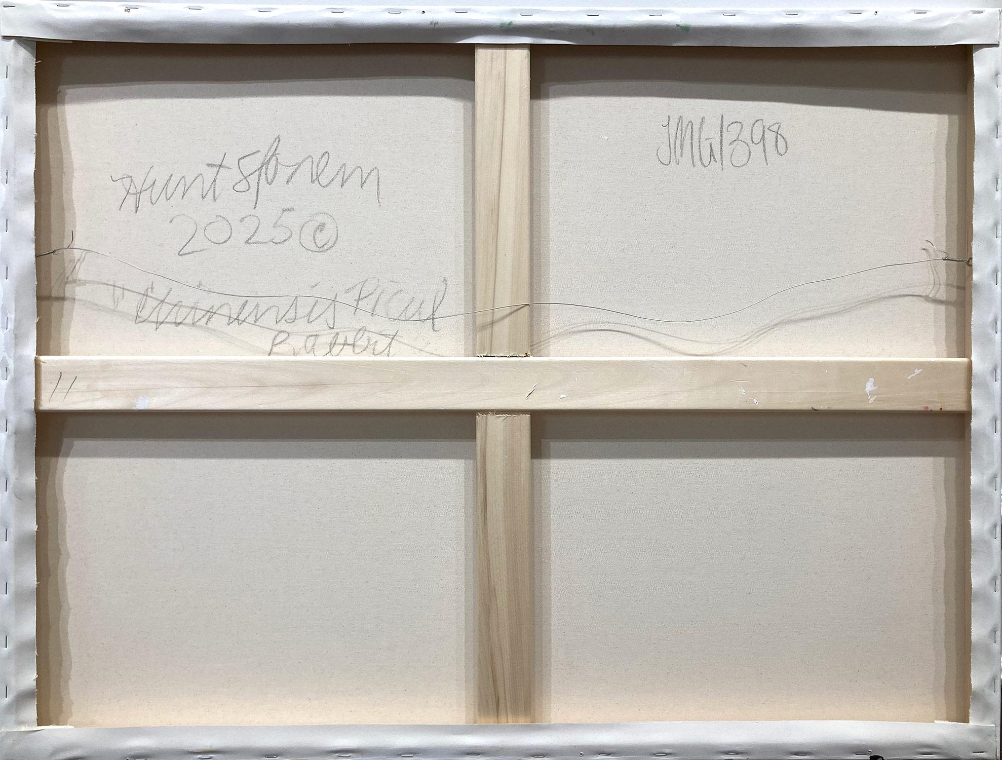„Chinensis Picul Rabbit“ Mehrfarbig auf Gold & Silber Ölgemälde auf Leinwand im Angebot 12