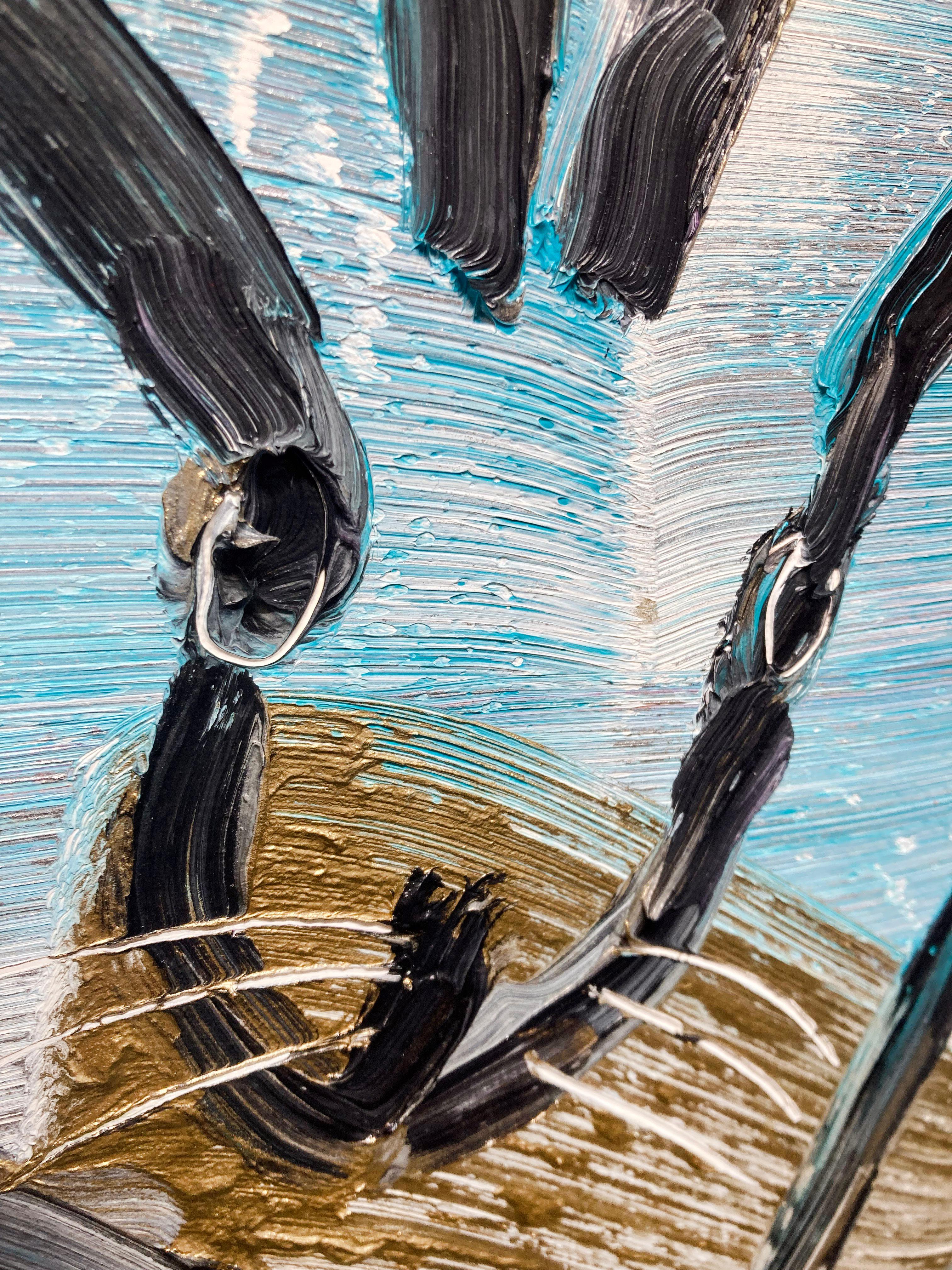 Artist:  Slonem, Hunt
Title:  Chinensis Turned
Series:  Bunnies
Date:  2023
Medium:  Oil on canvas
Unframed Dimensions:  48