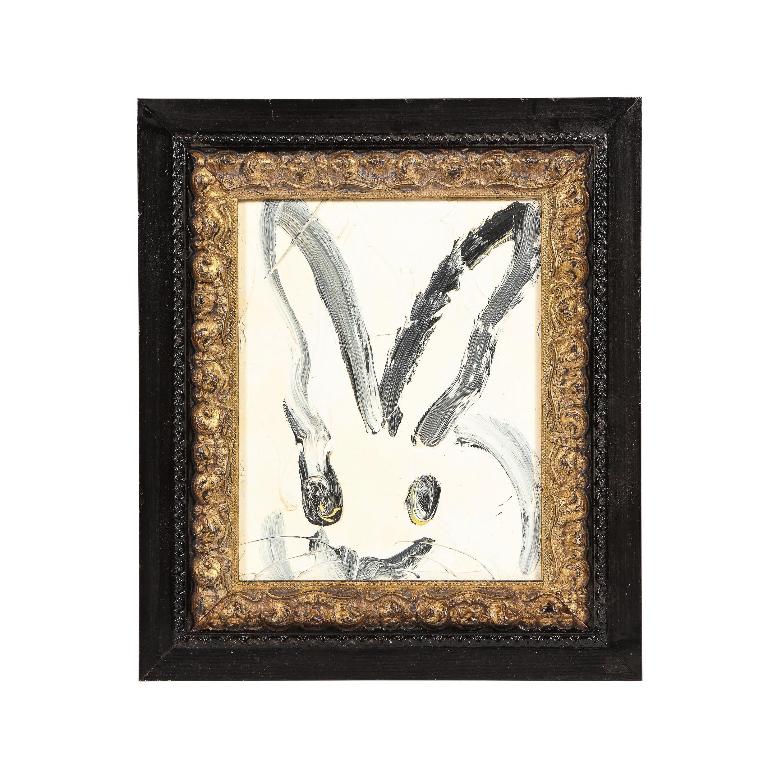Hunt Slonem Abstract Drawing - CHL2457 - Bunny Painting