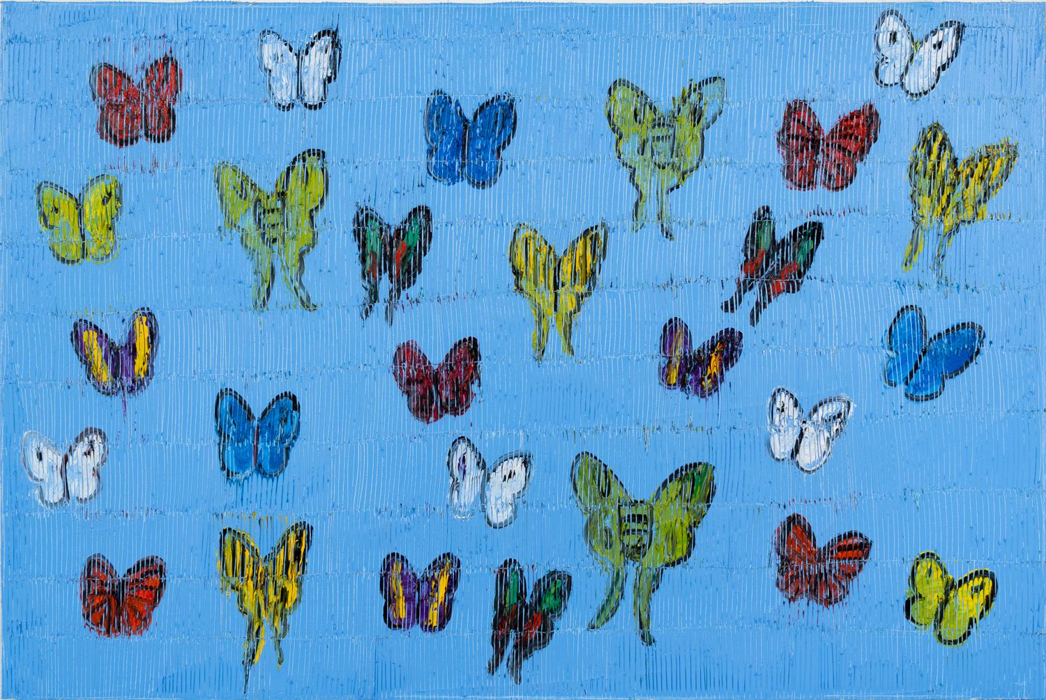 Hunt Slonem Animal Painting - Cloud 9