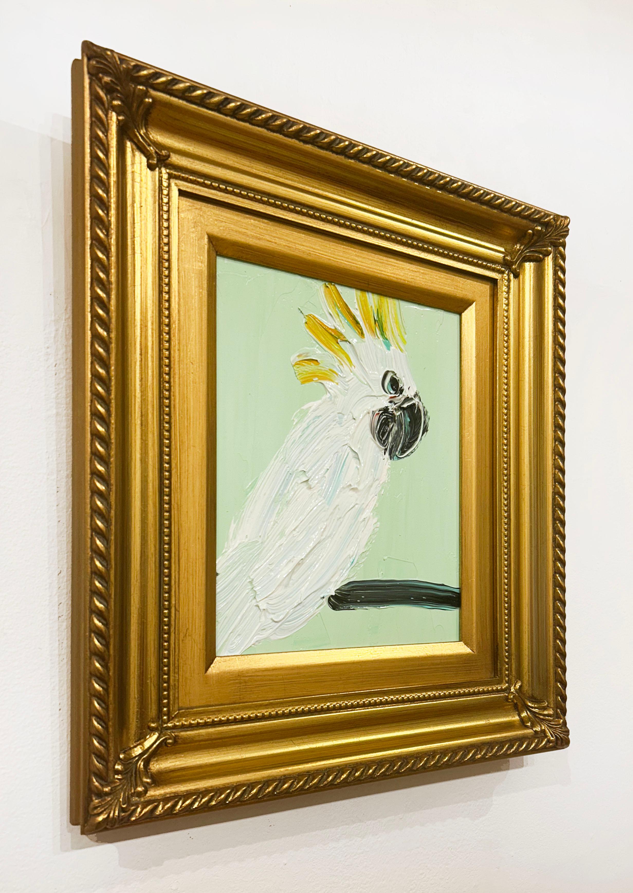 Cockatoo - Contemporary Painting by Hunt Slonem