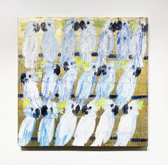 Hunt Slonem "Cockatoo Whisper" Birds