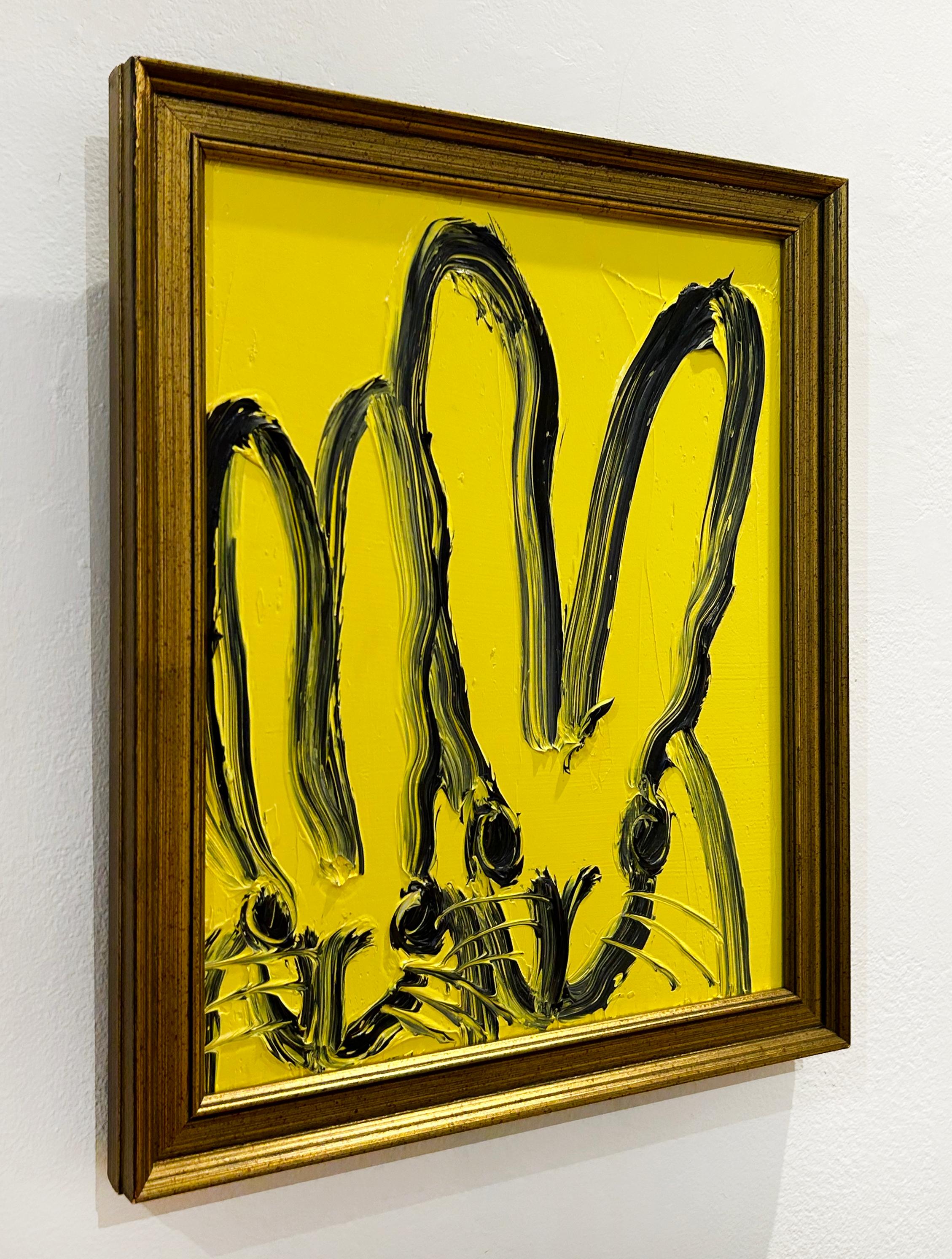 Coppia - Animal Painting Giallo di Hunt Slonem