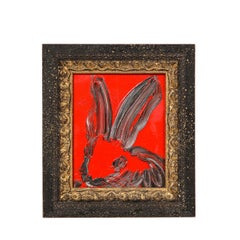 CRK 01450 (Red & Grisaille Bunny Painting)