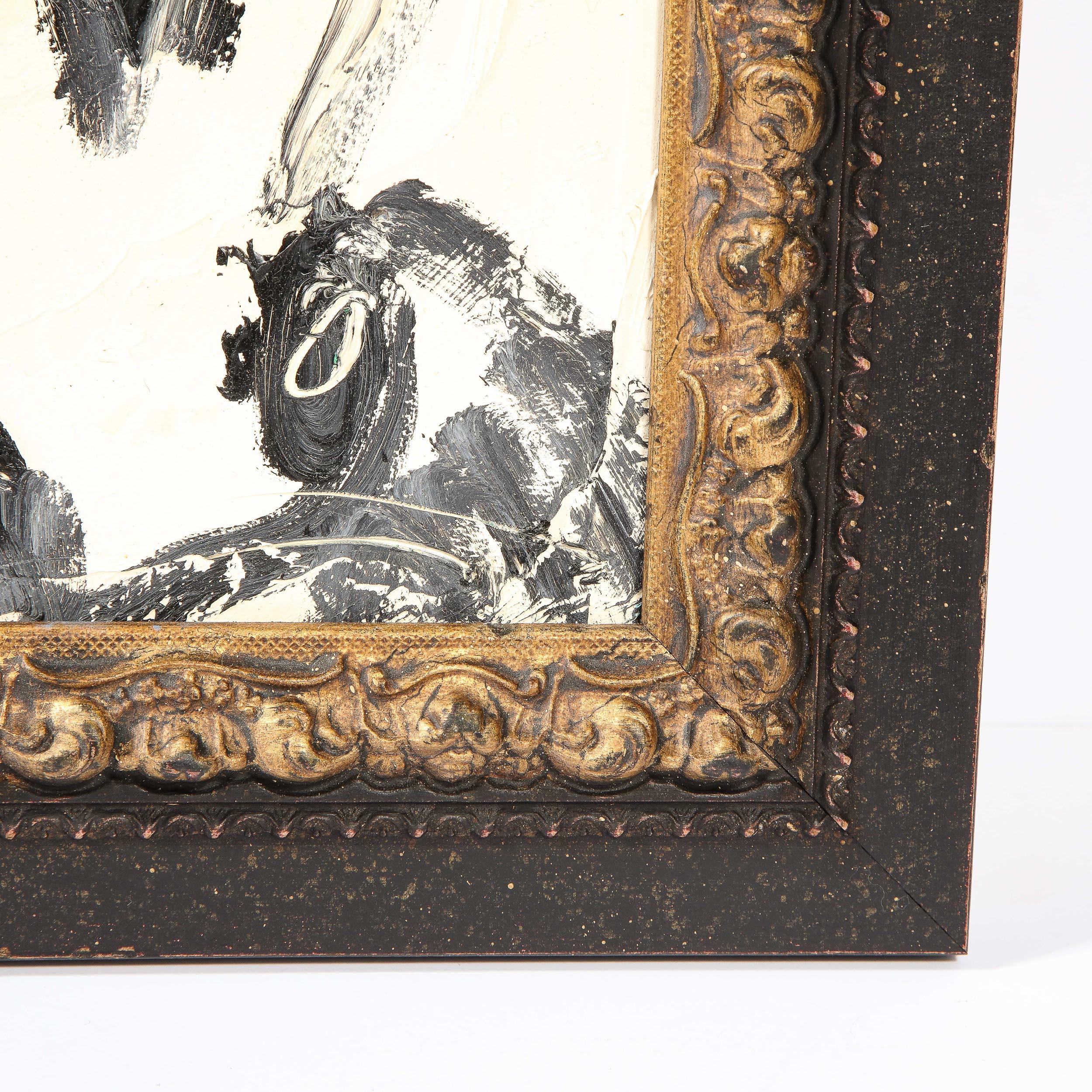 CRK 01543 - Animal Painting Negro de Hunt Slonem