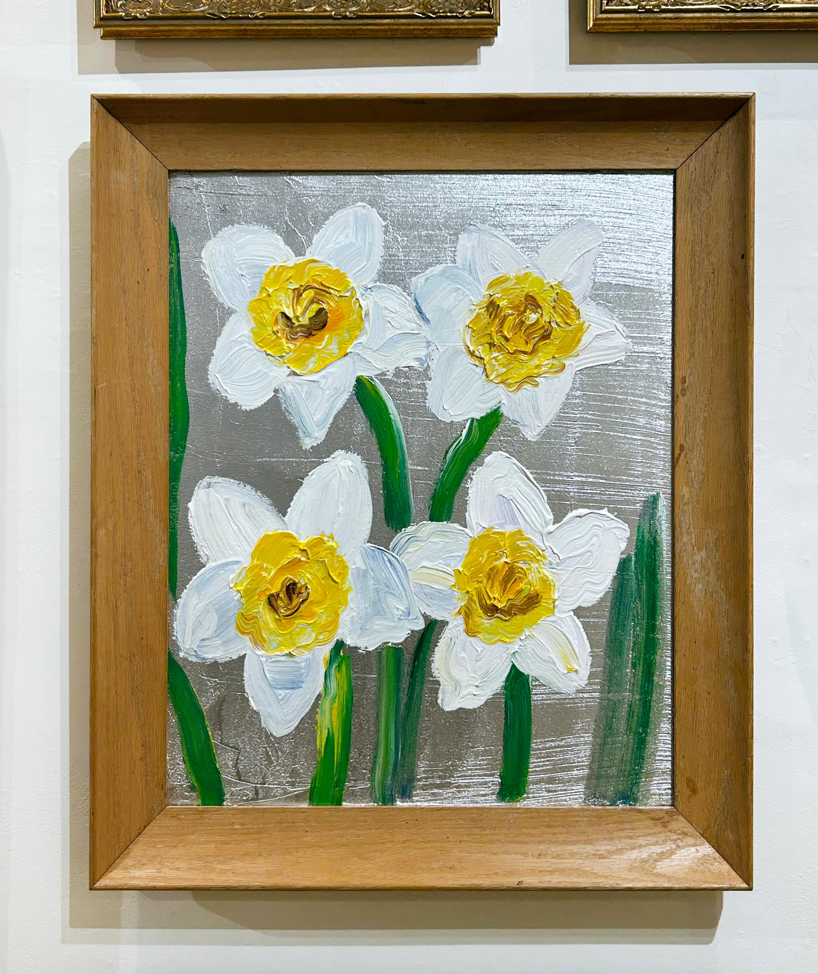 Daffodils - Painting by Hunt Slonem