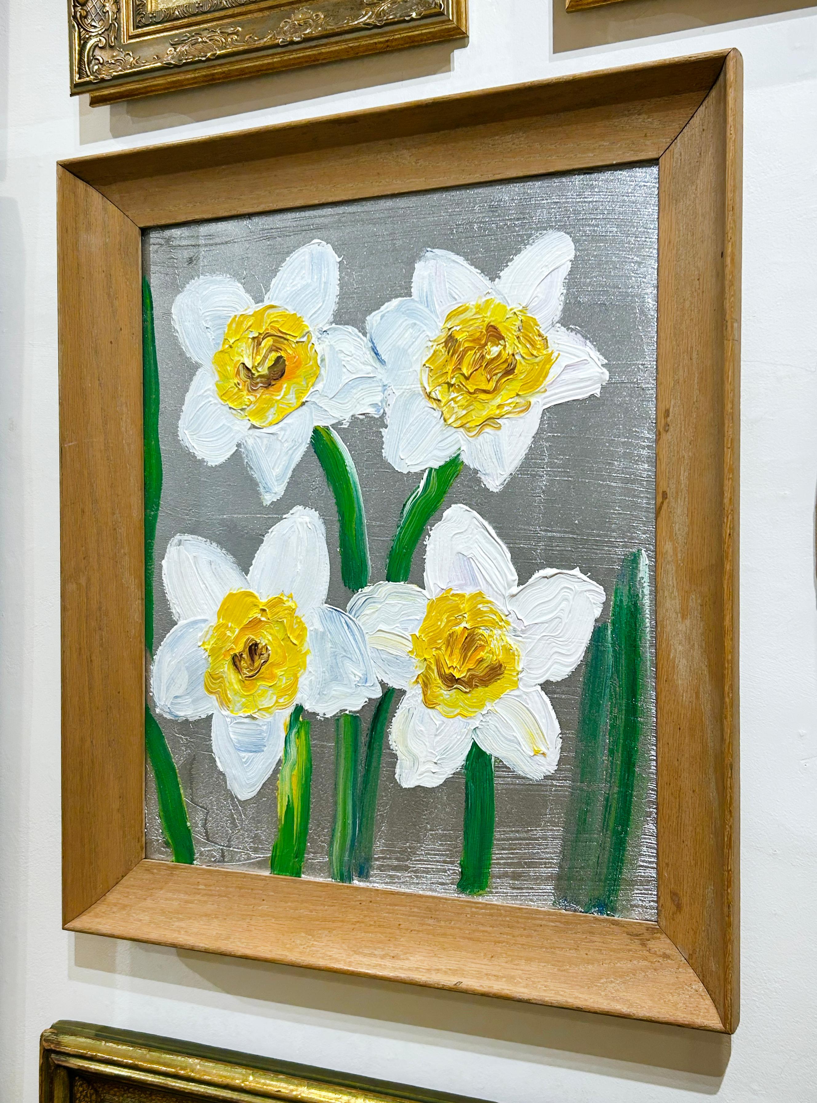Narcisos - Painting Contemporáneo de Hunt Slonem