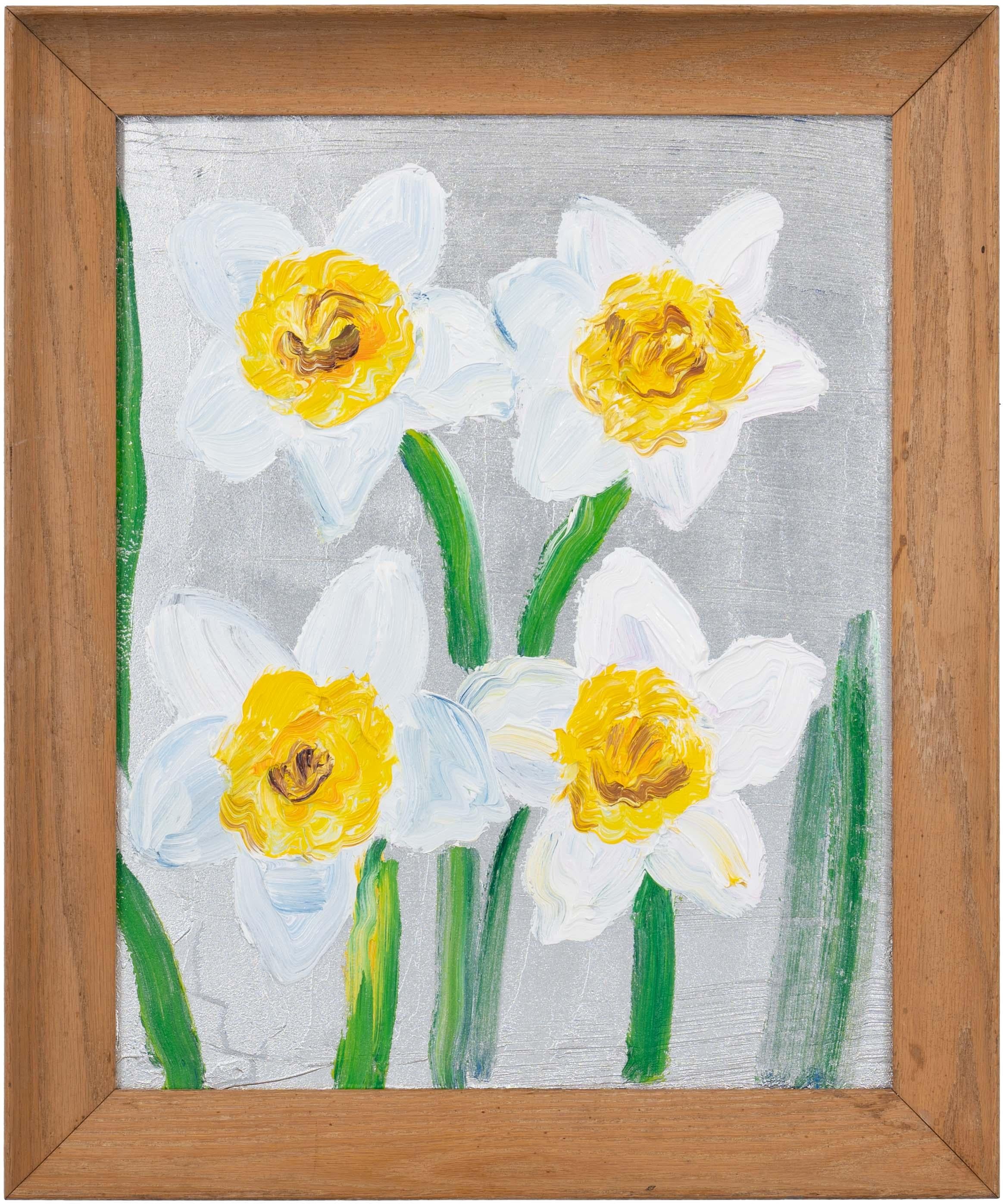 Hunt Slonem Still-Life Painting - Daffodils