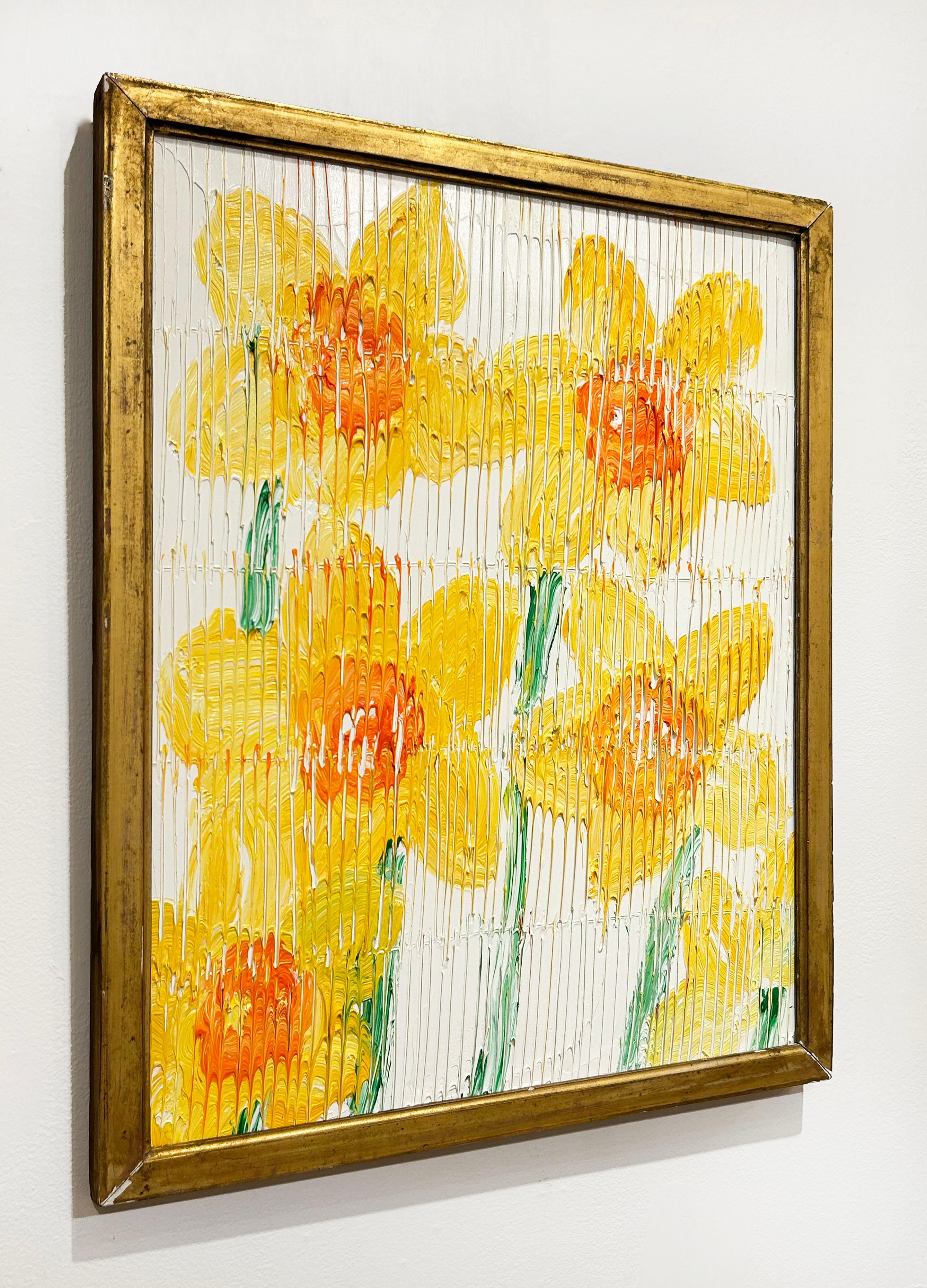 Daffodils St. Michael's - Orange Still-Life Painting by Hunt Slonem
