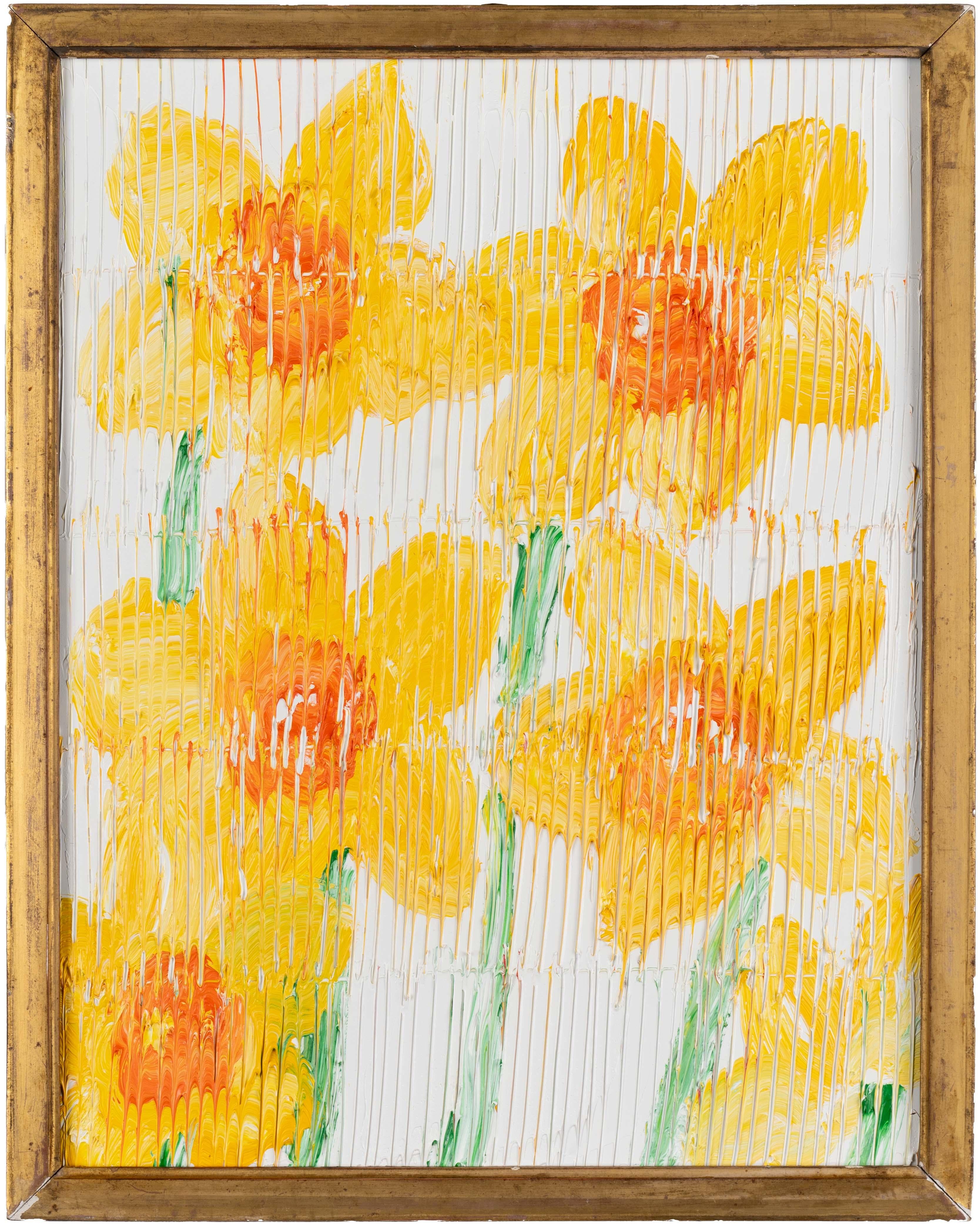 Hunt Slonem Still-Life Painting - Daffodils St. Michael's