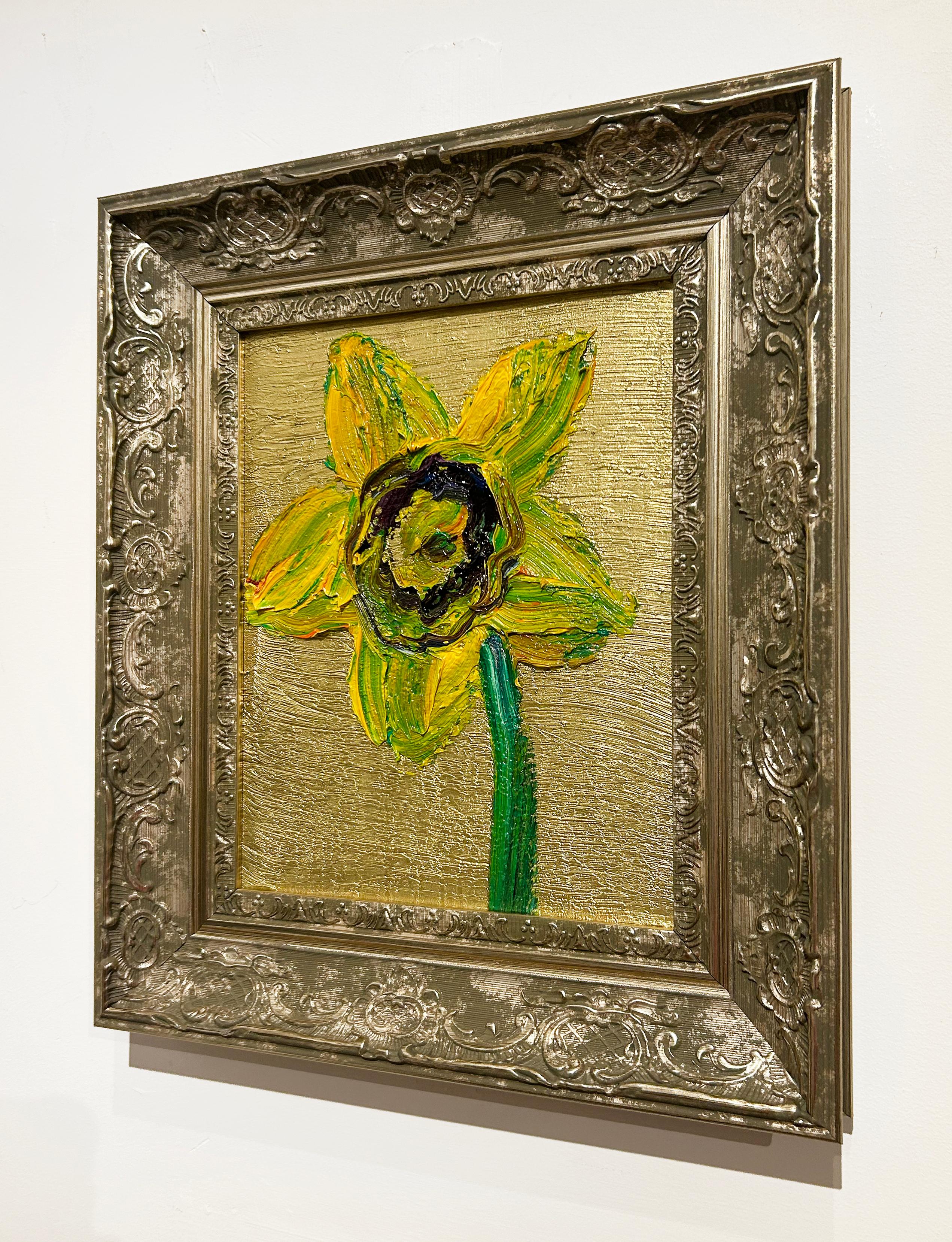 Künstler:  Slonem, Hunt
Titel:  Dafodil
Datum:  2024
Medium:  Öl auf Holz
Ungerahmt Abmessungen:  10