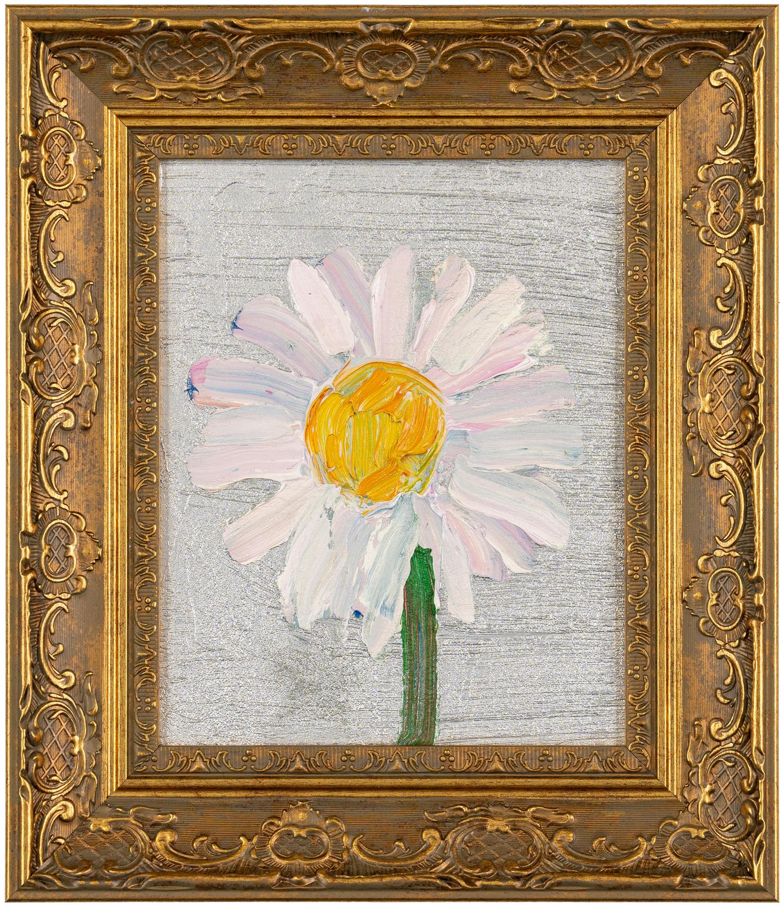 Hunt Slonem Still-Life Painting - Daisy 2