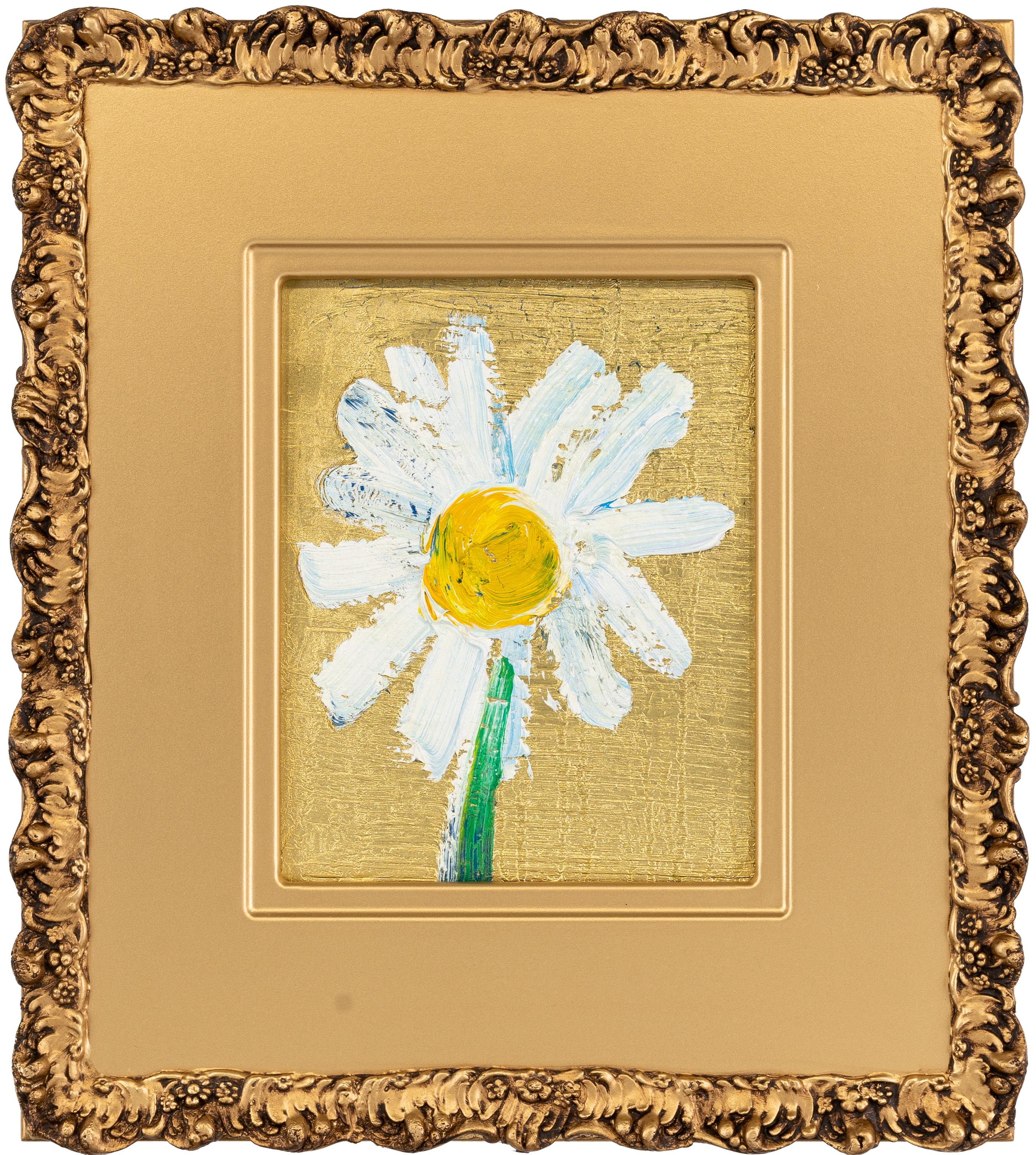 Hunt Slonem Still-Life Painting - Daisy