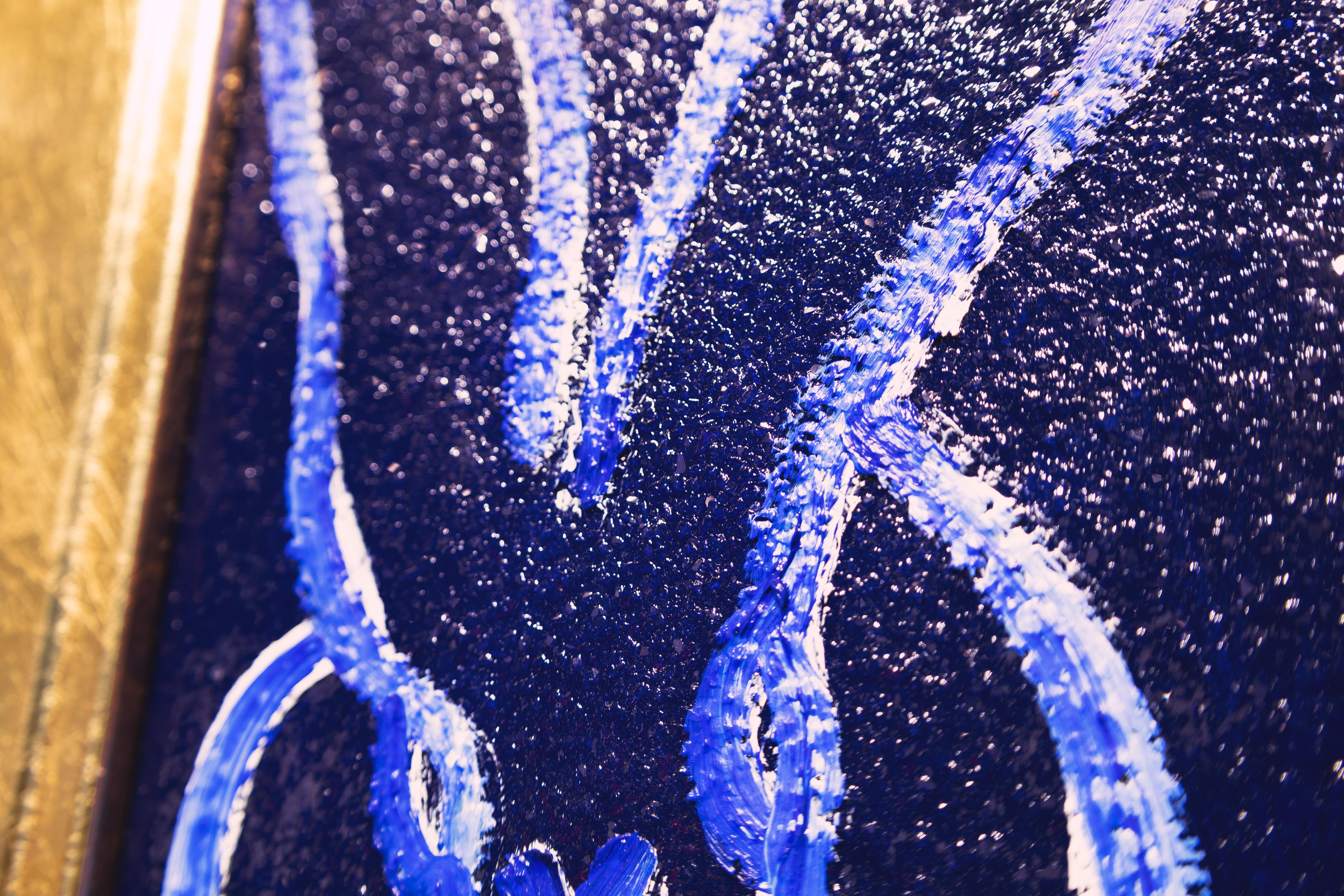 Pittura unica 'Polvere di diamante - Painting Contemporaneo di Hunt Slonem