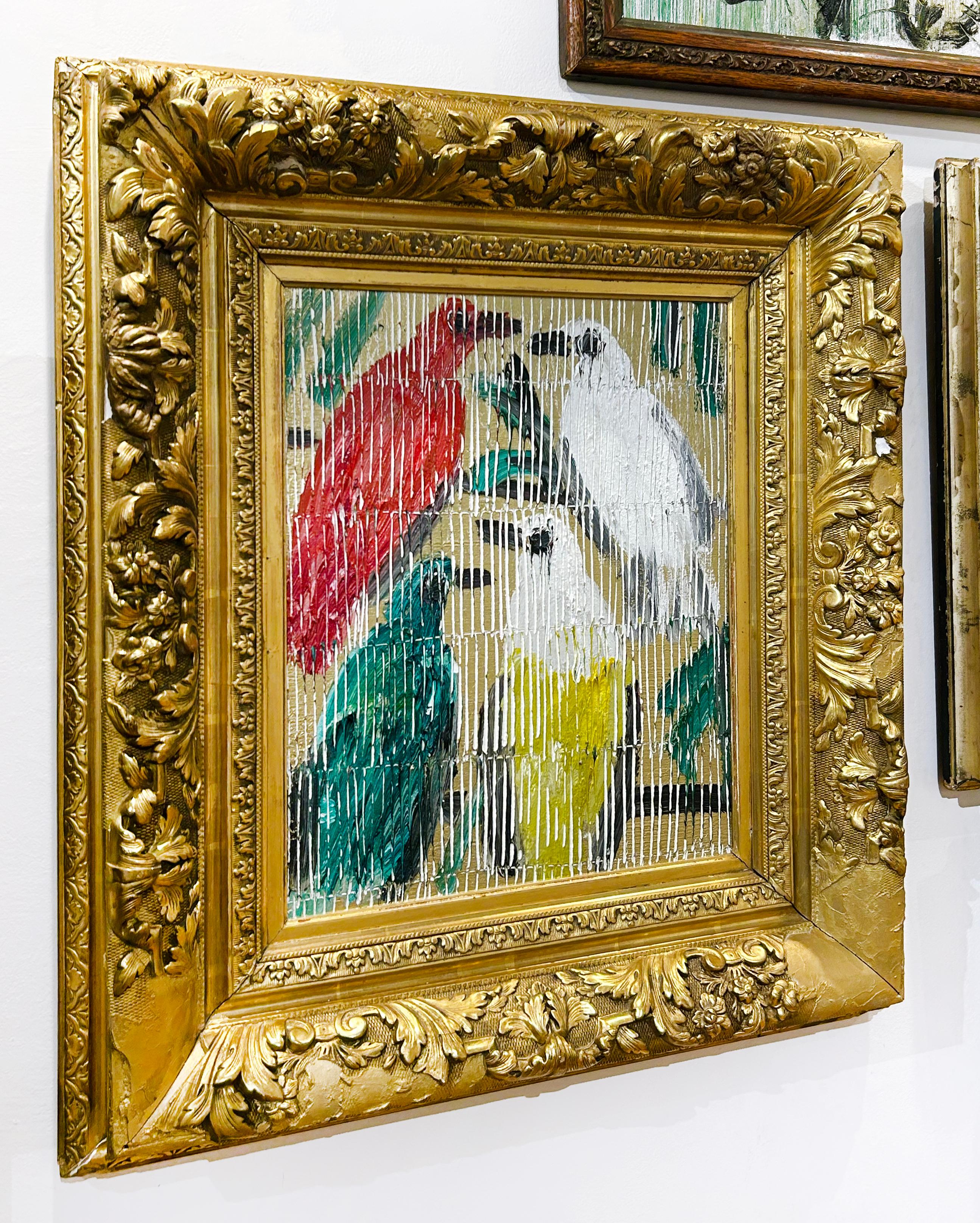 Taube (Friedensplan) (Zeitgenössisch), Painting, von Hunt Slonem