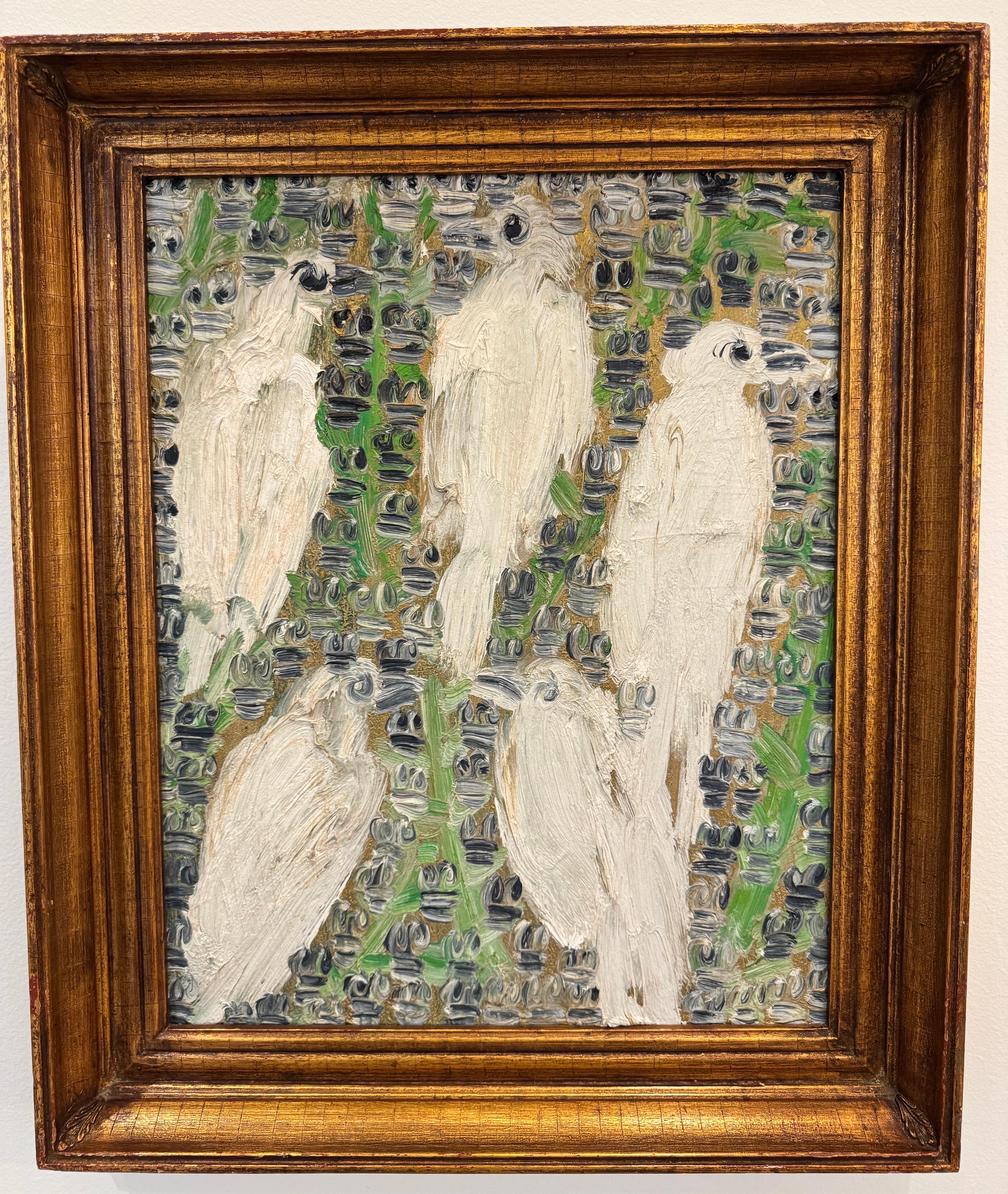 Hunt Slonem Animal Painting – Tauben 2007