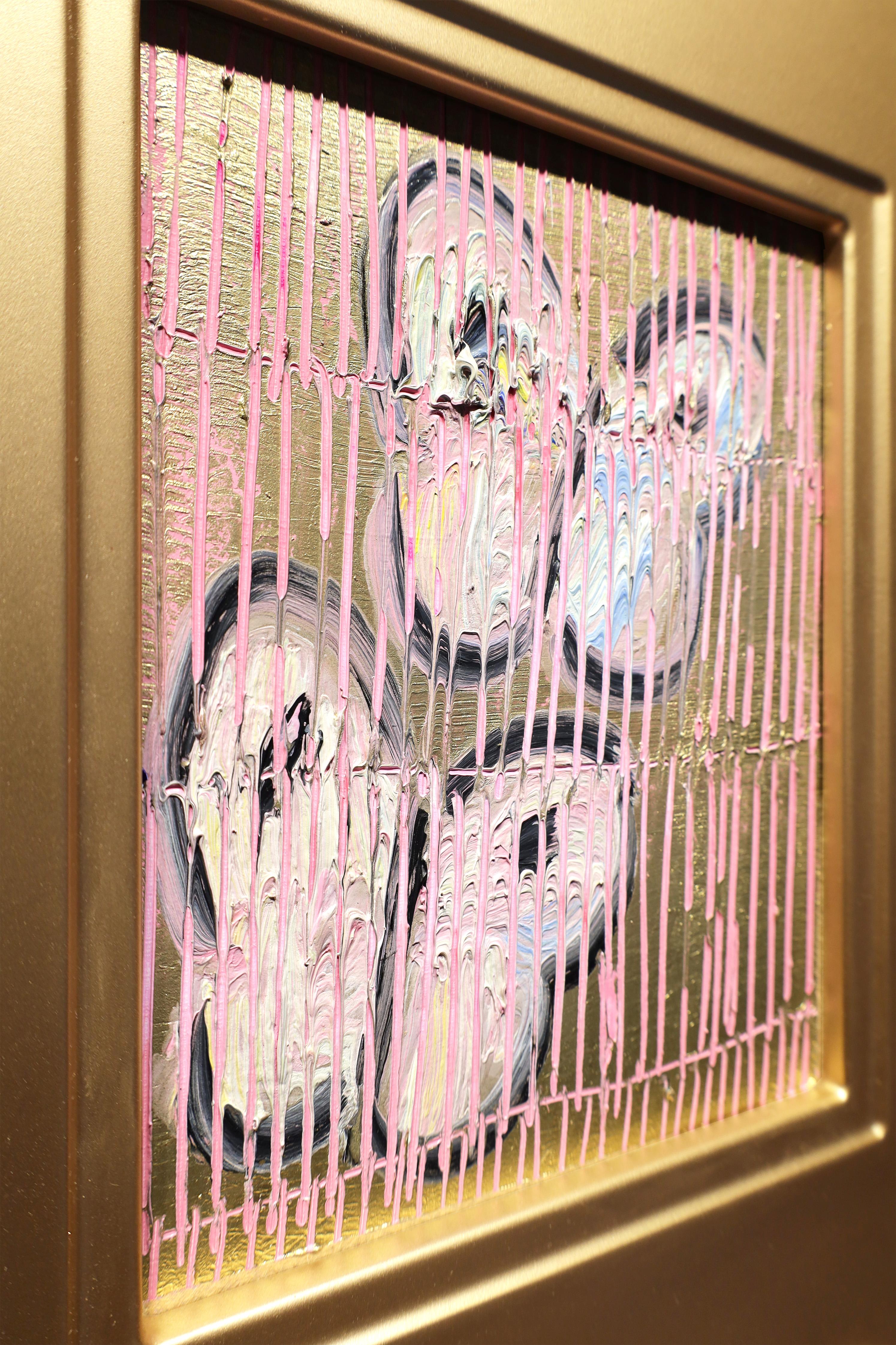 Duetto Volo Rosa' Pittura unica - Painting Neoespressionismo di Hunt Slonem