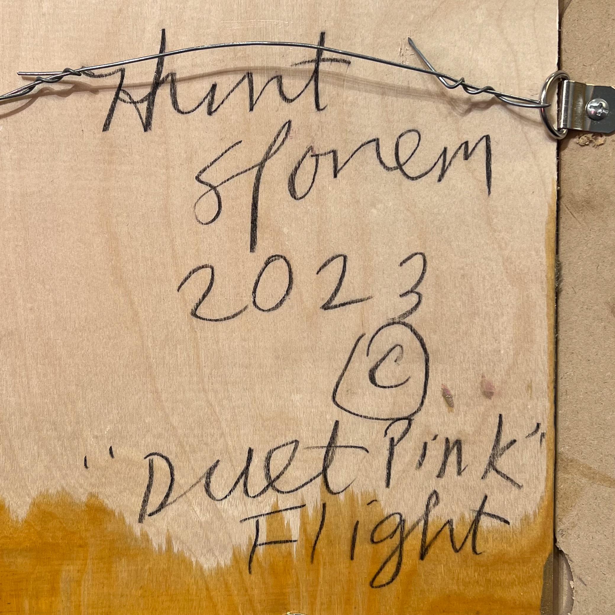 Duetto Volo Rosa' Pittura unica 1
