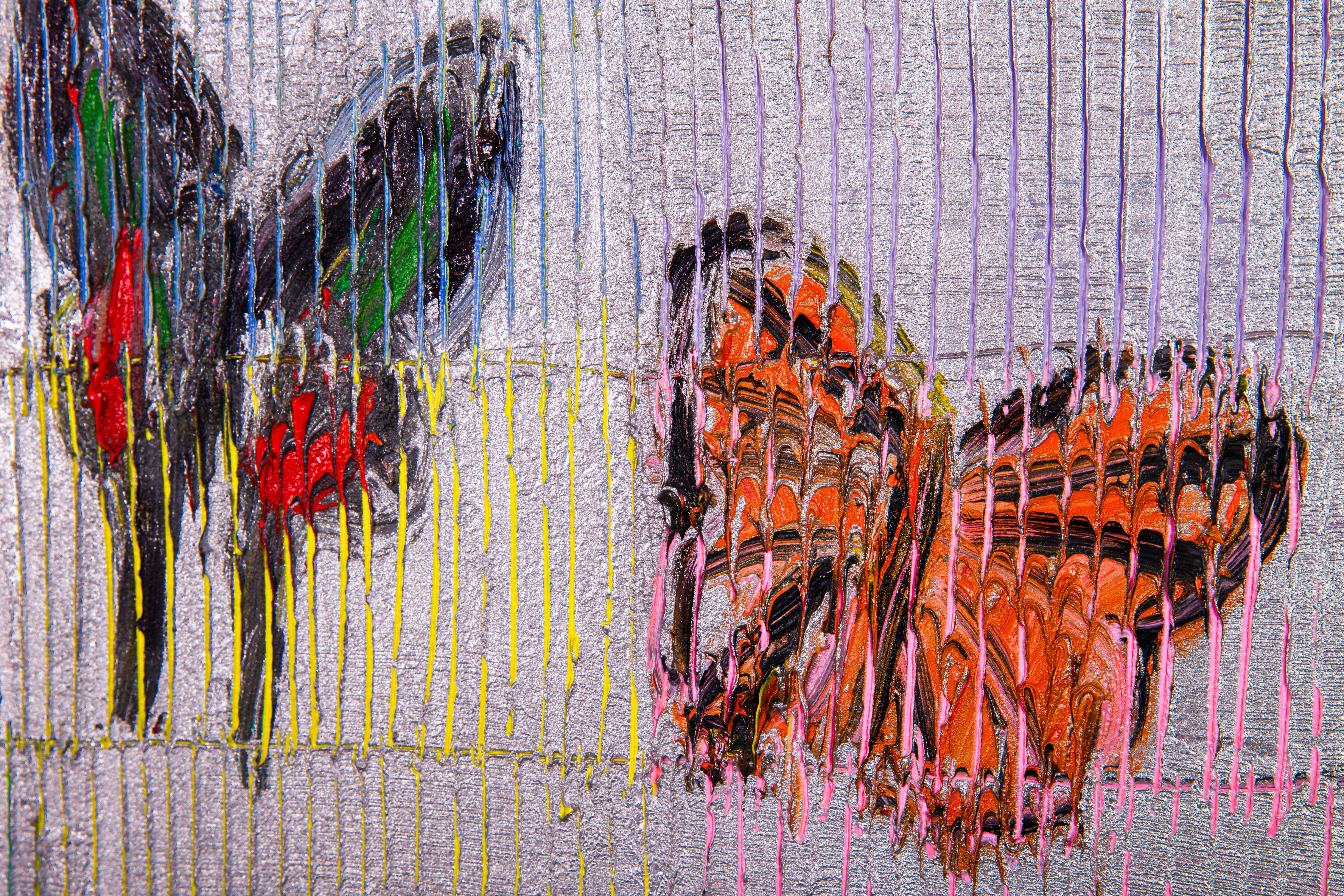 'Mariposas voladoras' Obra única 3