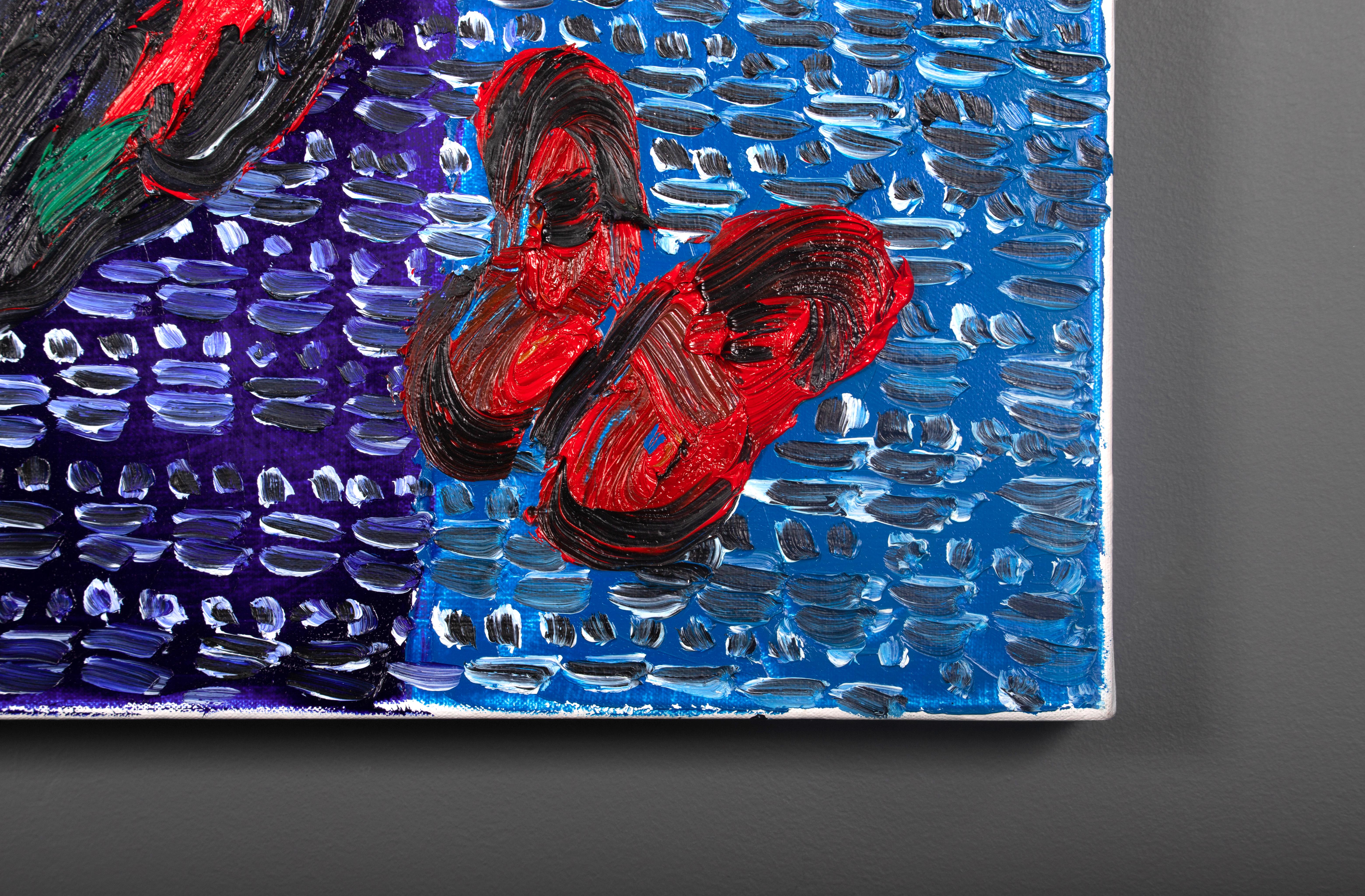 'Fly By Morning Cloak' Unique painting For Sale 3