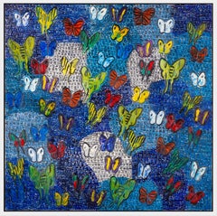 Dipinto unico 'Fly By Morning Cloak