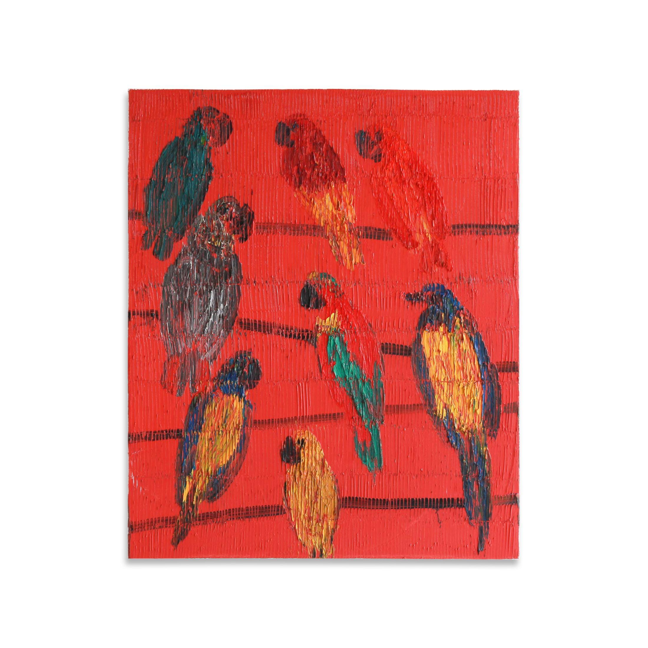 Hunt Slonem Portrait Painting - Fruit Pigeon