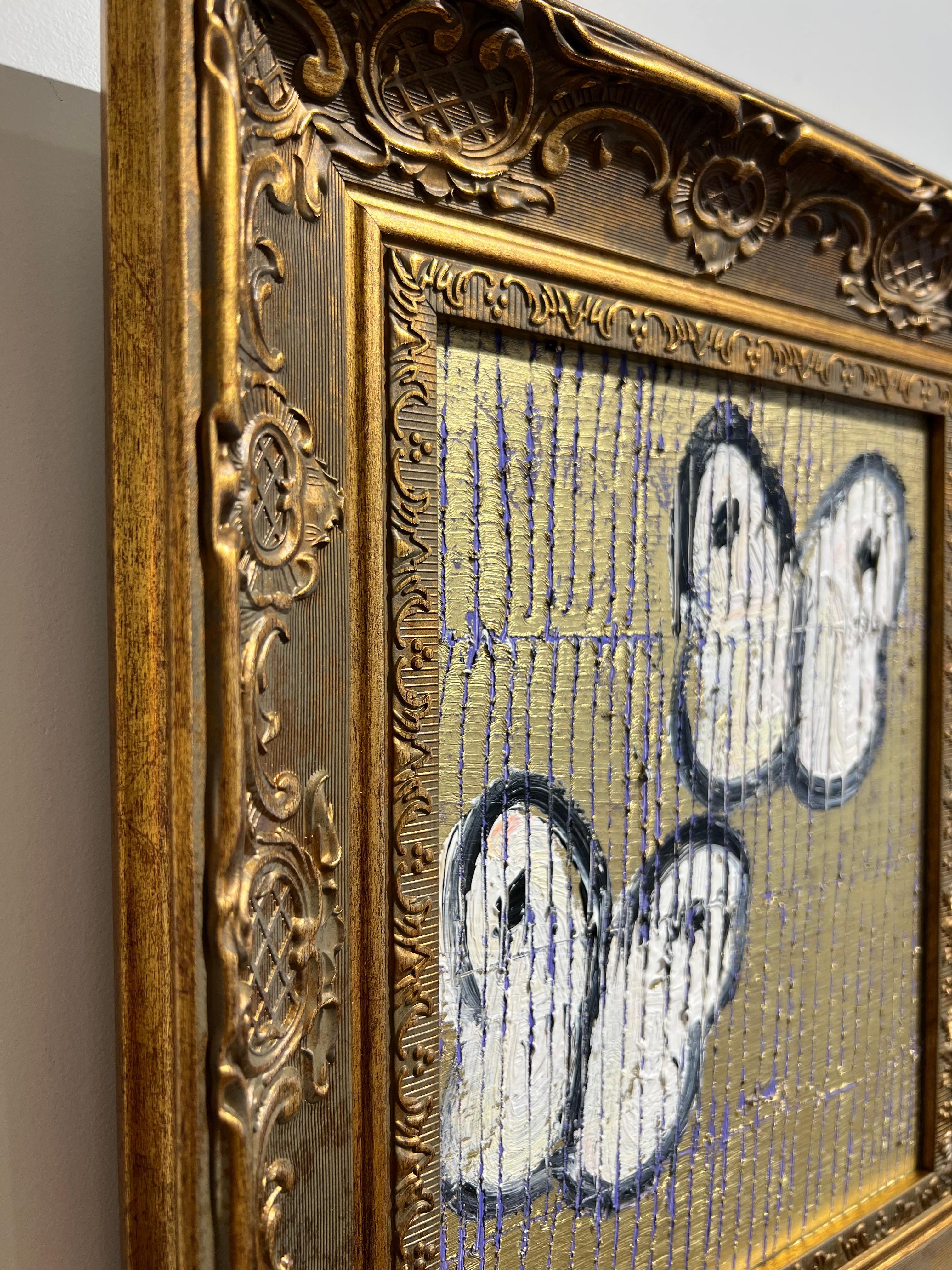 Gold Flight - Painting by Hunt Slonem