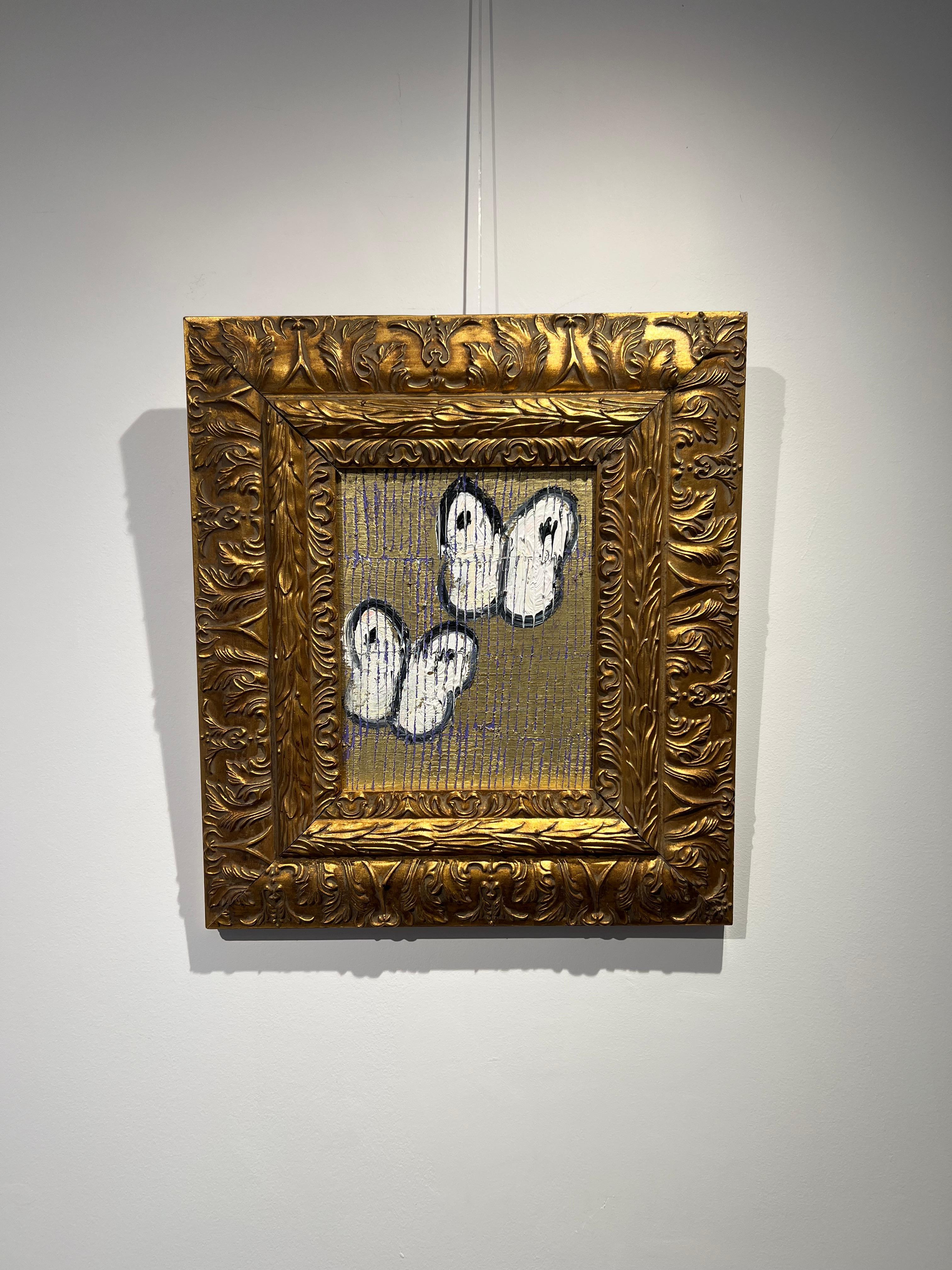 Gold Flight (Braun), Animal Painting, von Hunt Slonem