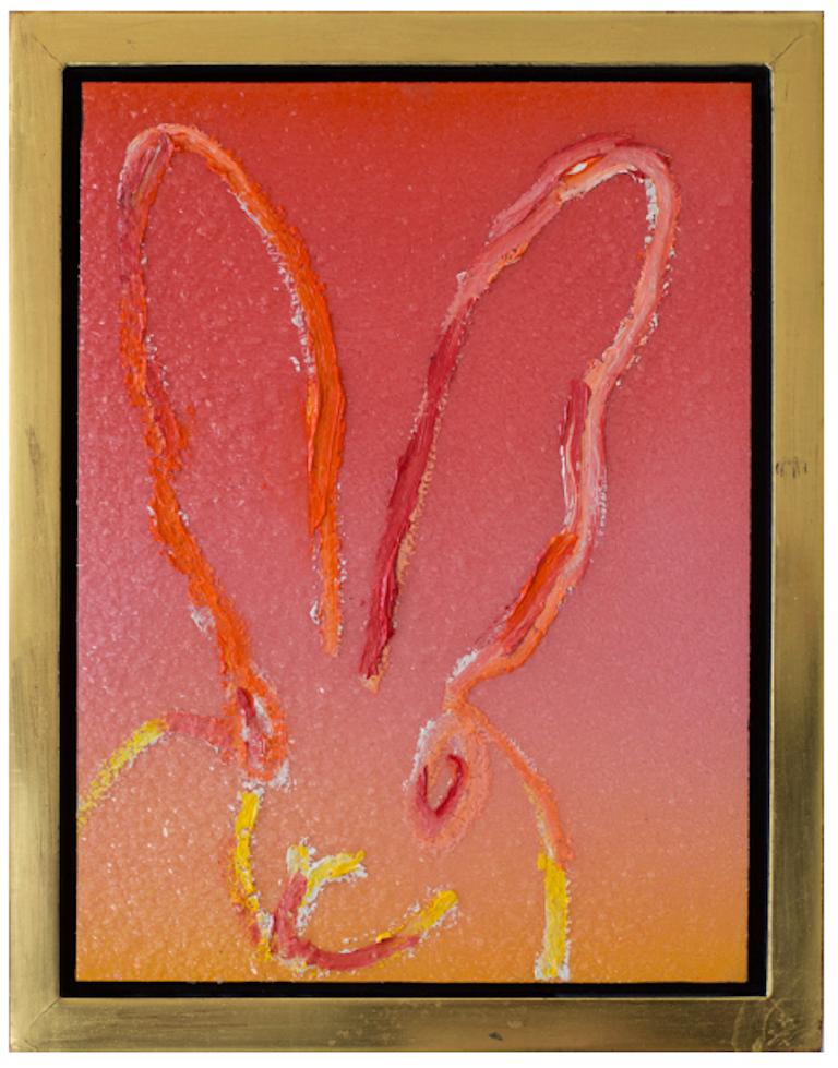 Hunt Slonem Animal Painting - Gradient Bunny