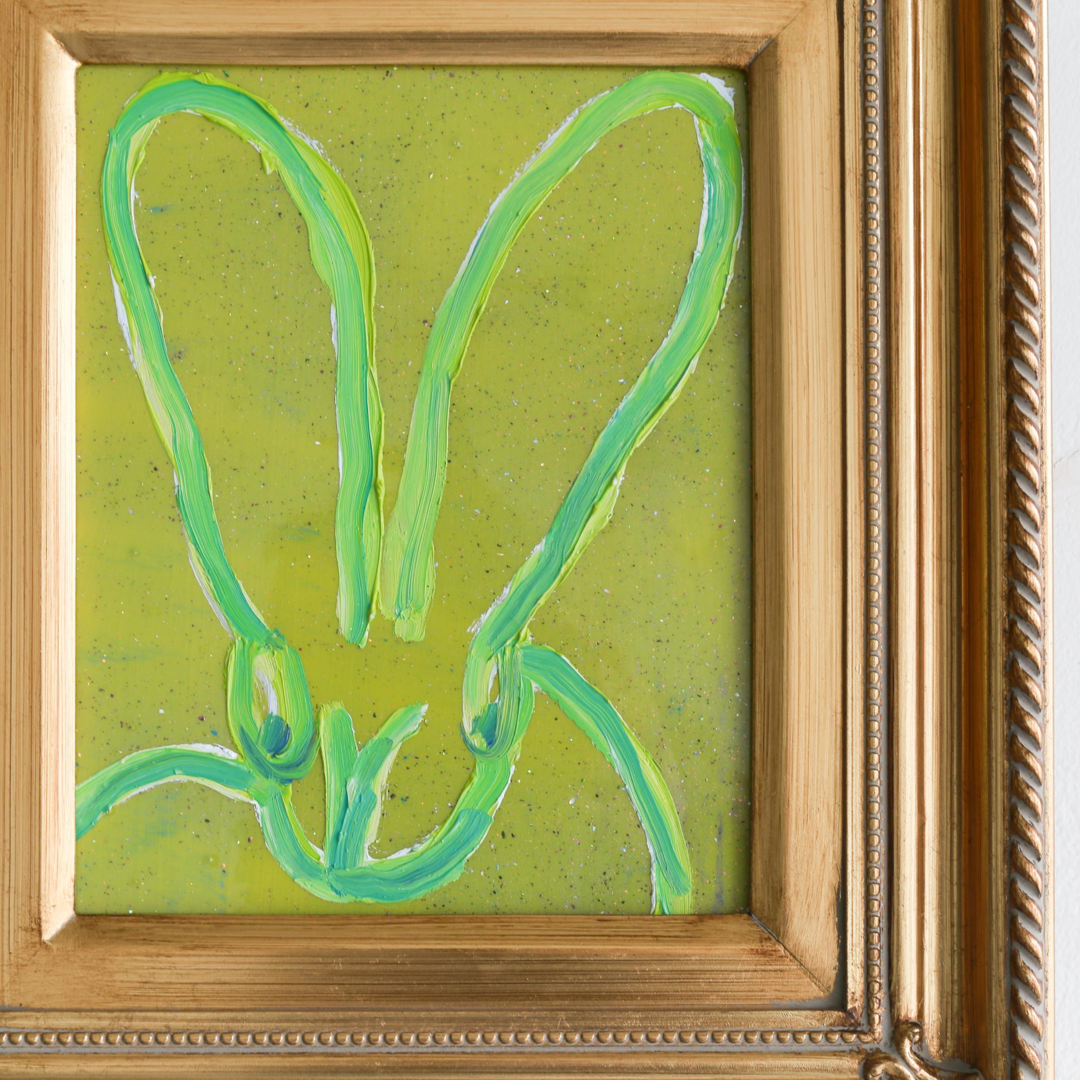 Green Resin - Neo-Expressionist Painting by Hunt Slonem