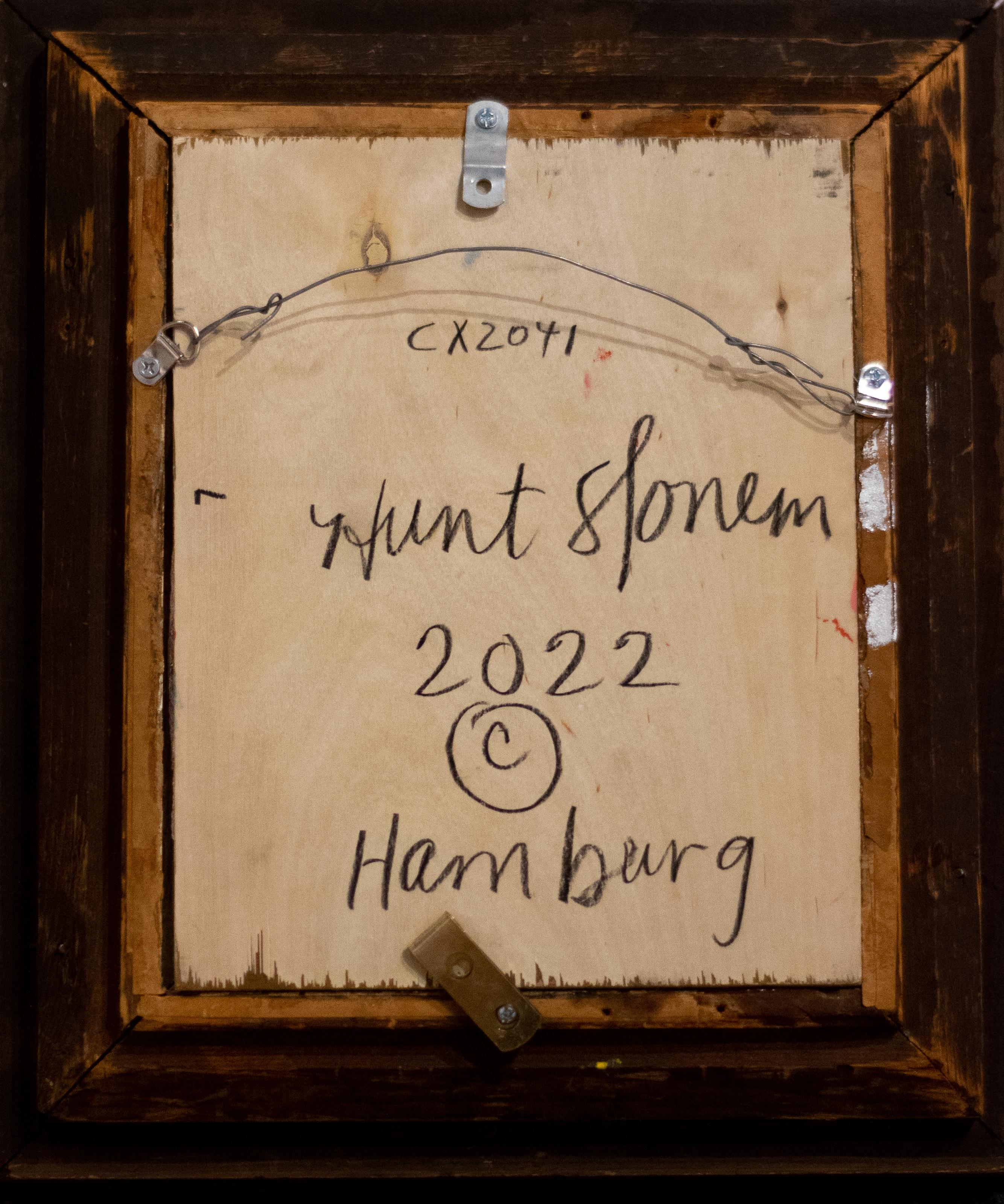 Hamburg - Contemporary Painting by Hunt Slonem