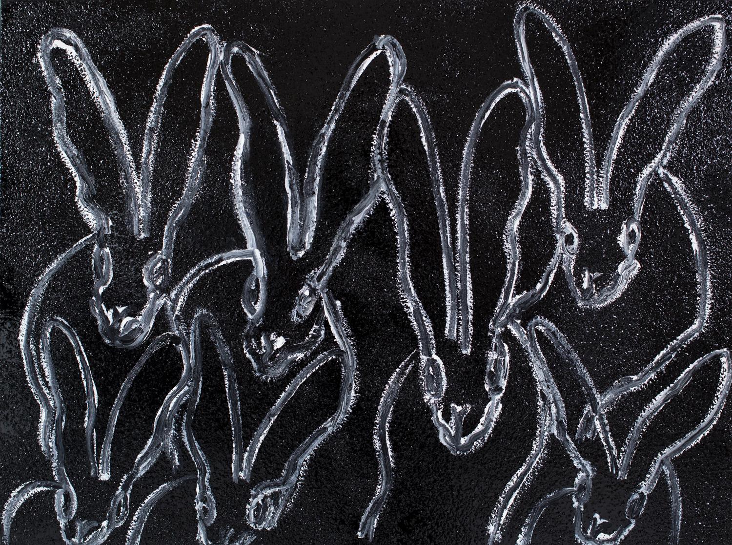 Hunt Slonem Animal Painting – Hare (CER00482)