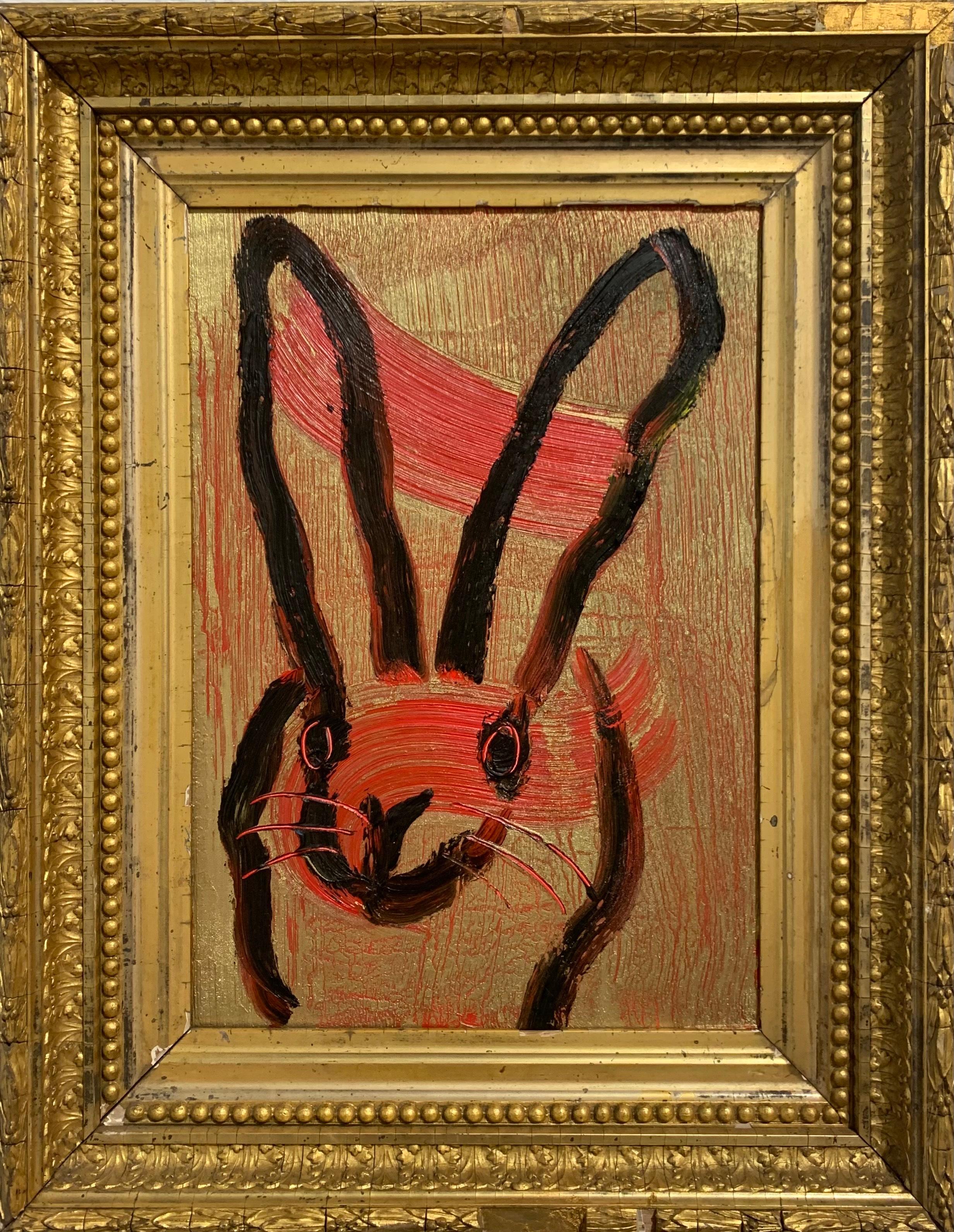 Hunt Slonem Animal Painting - Hare Today