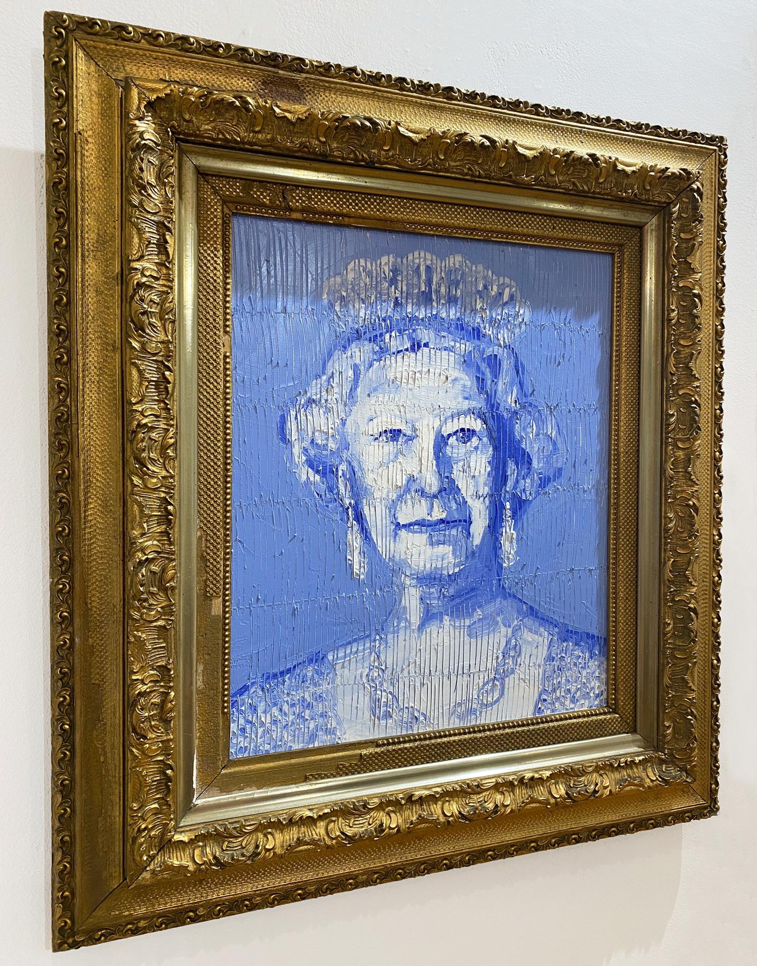 Artist:  Slonem, Hunt
Title:  Her Majesty
Series:  Queen
Date:  2021
Medium:  Oil on panel
Unframed Dimensions:  20