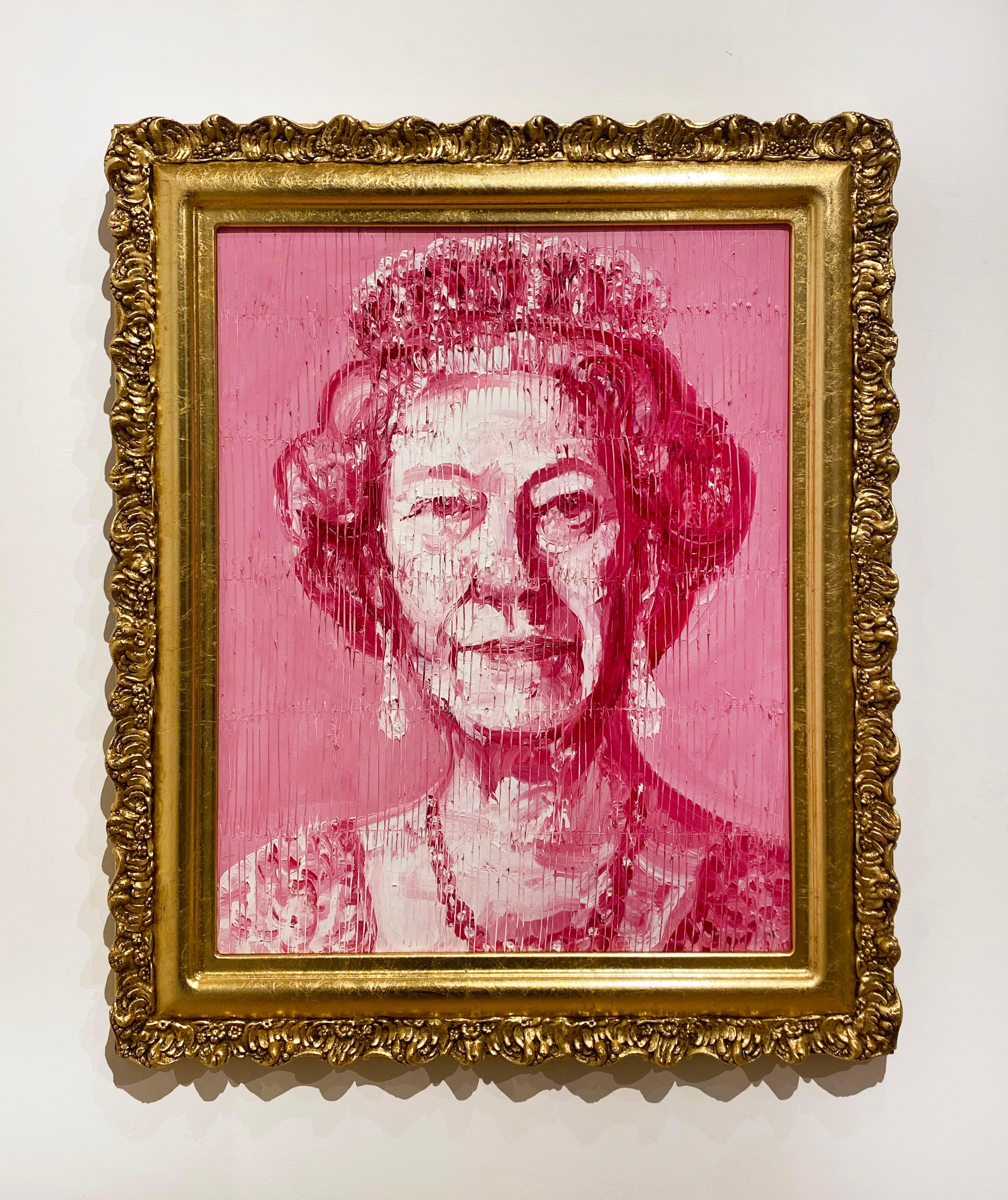 Ihre Majestät Königin Elizabeth – Painting von Hunt Slonem