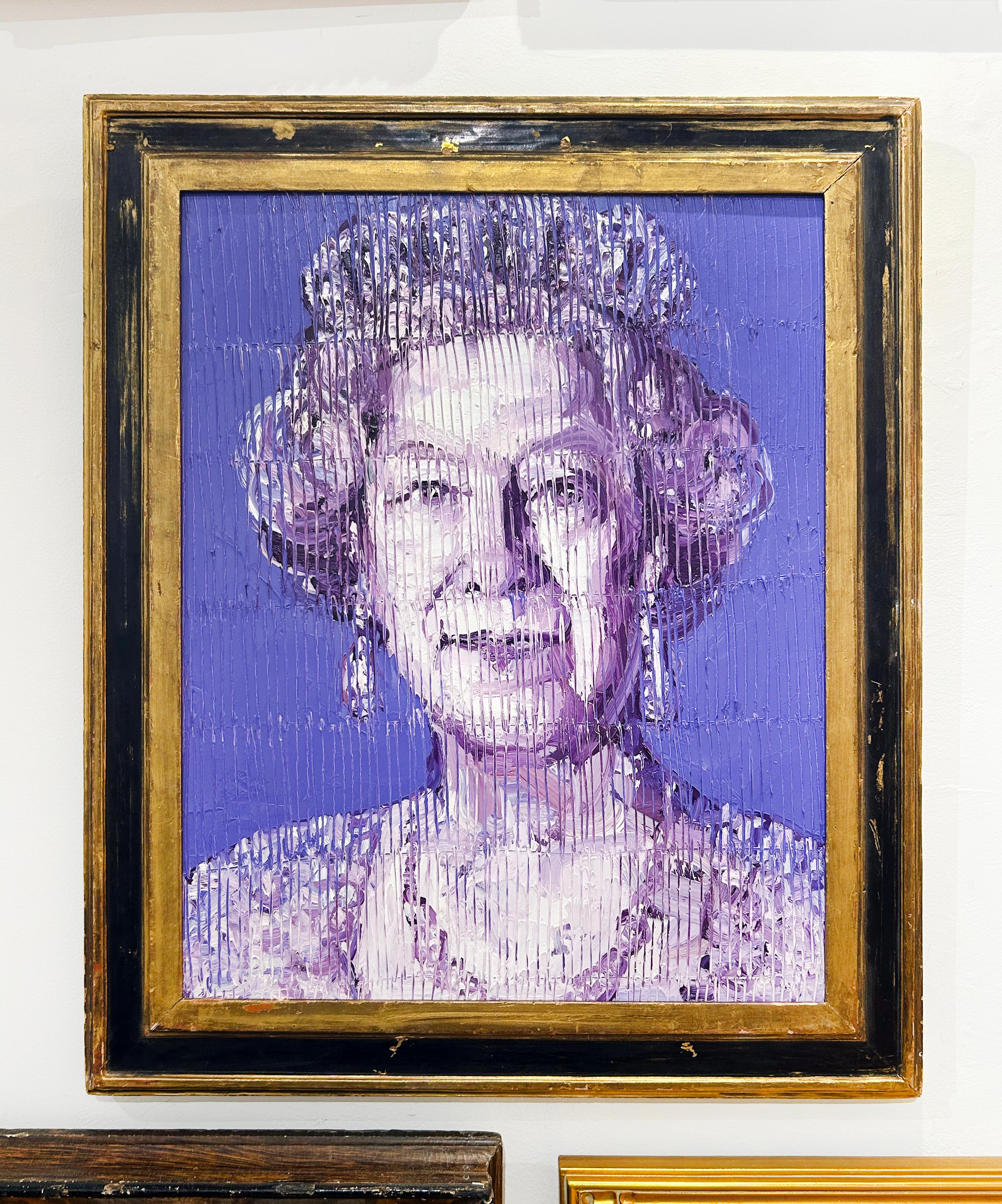 Her Majesty Queen Elizabeth - Contemporary Painting by Hunt Slonem