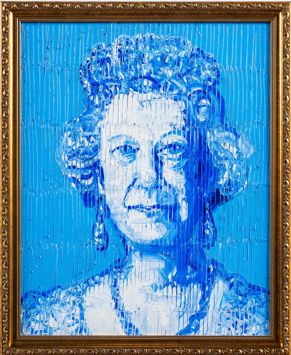 Her Majesty Queen Elizabeth - Painting by Hunt Slonem