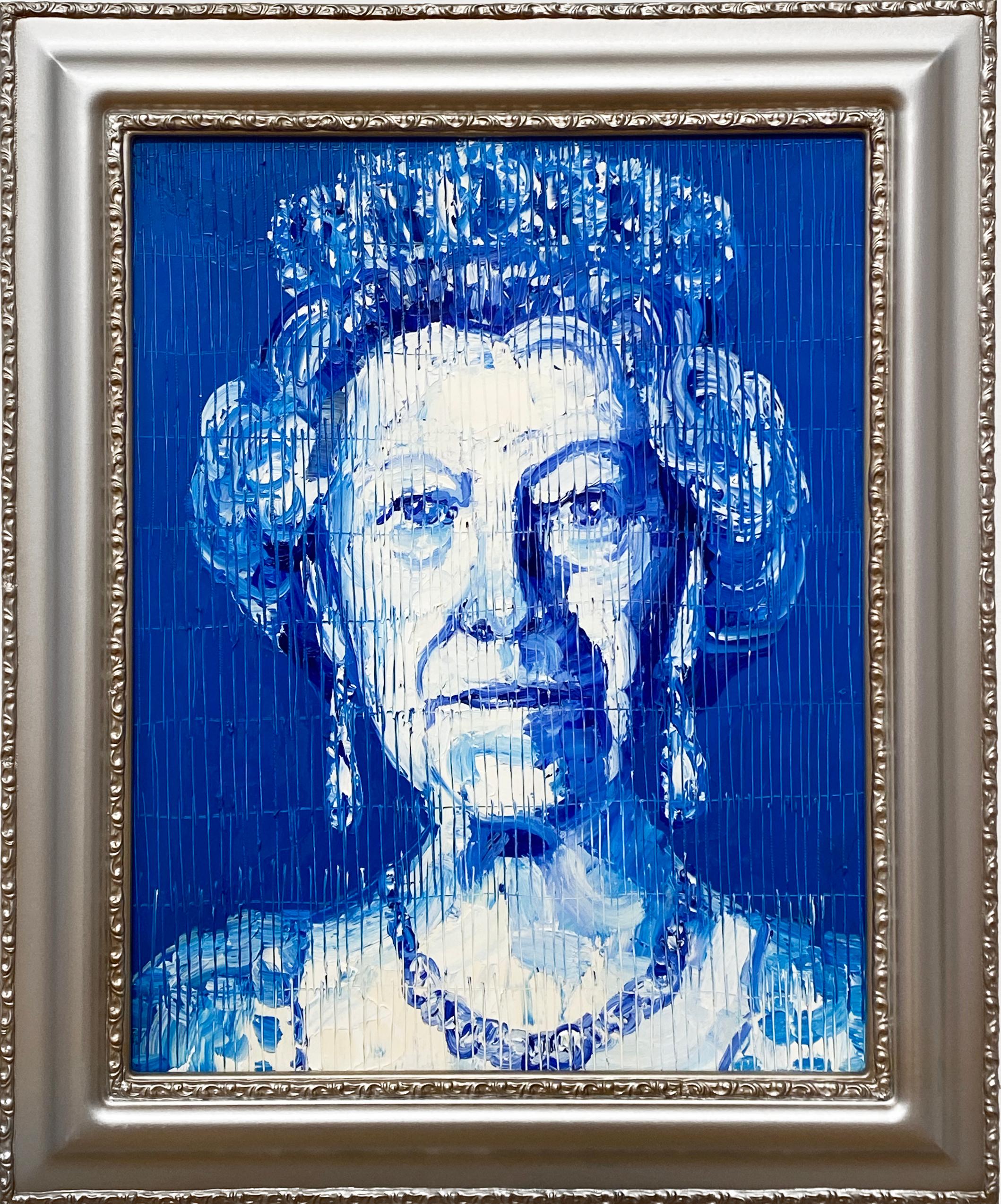 Her Majesty Queen Elizabeth - Painting by Hunt Slonem