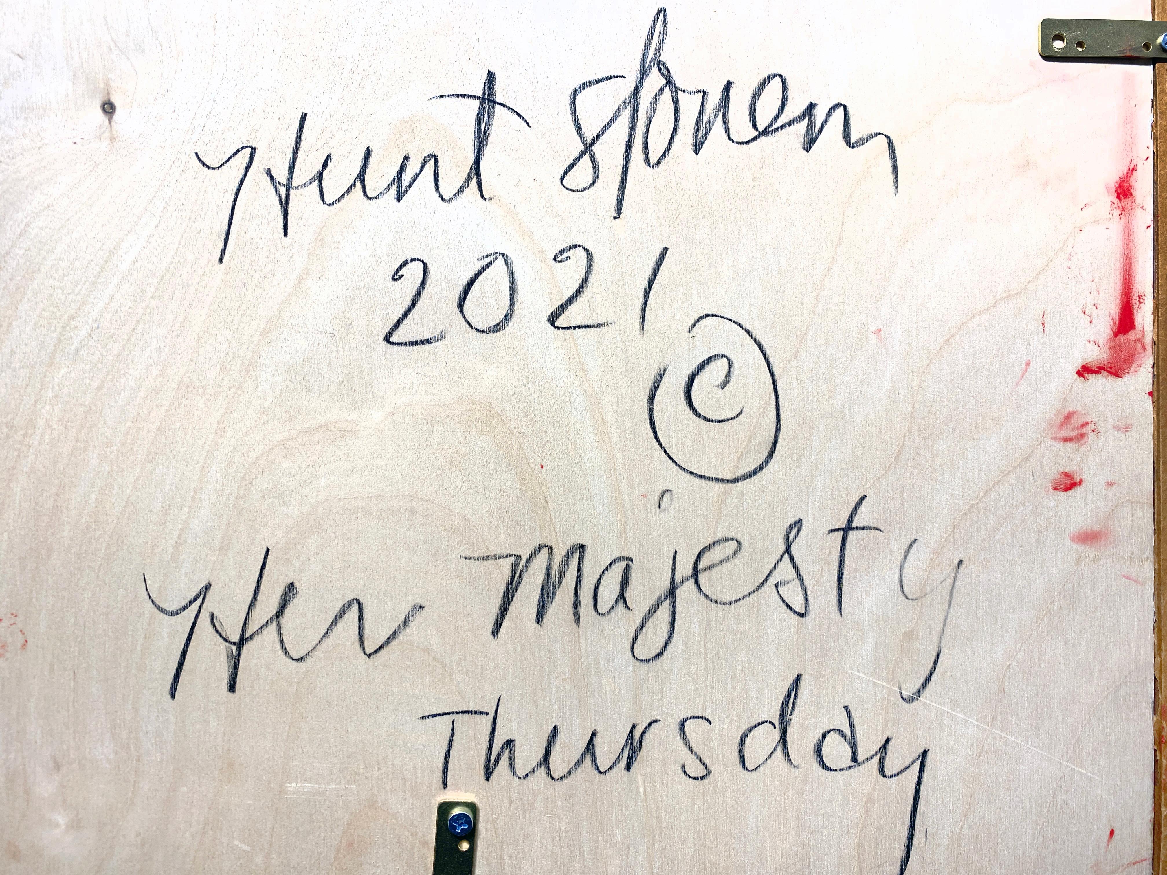 Artiste :  Slonem, Hunt
Titre :  Sa Majesté Thursday
Date :  2021
Moyen :  Huile sur bois
Sans cadre Dimensions :  21