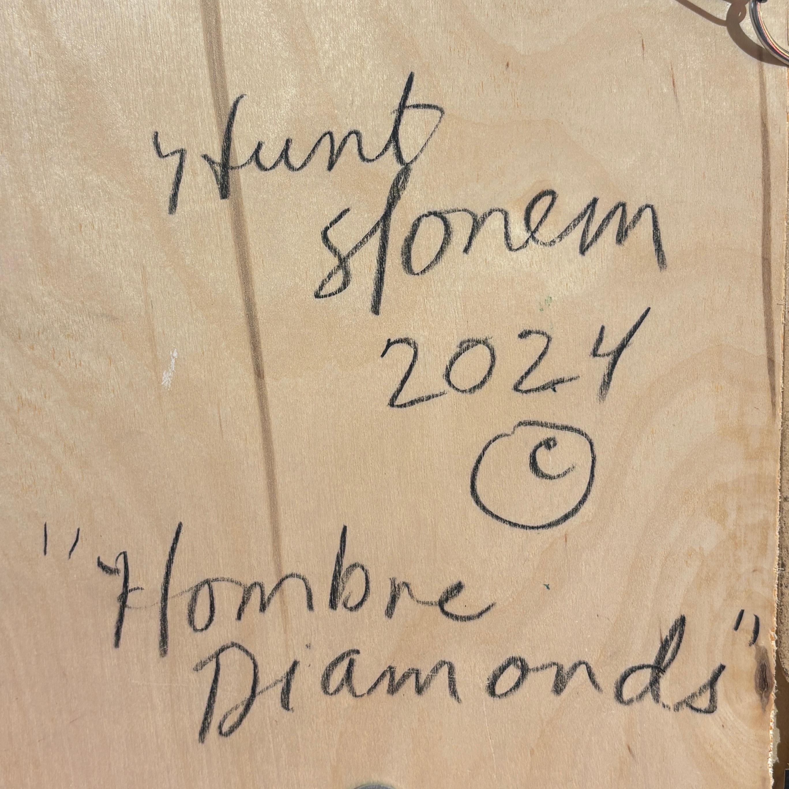 Pittura unica 'Hombre Diamonds 3
